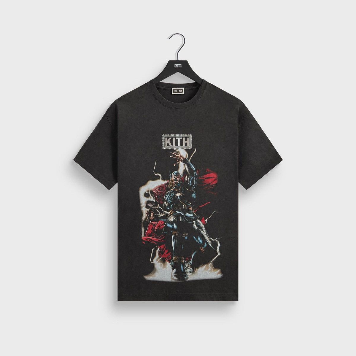 Kith × Marvel Comics Kith Marvel Ghost Rider Vintage Tee Black