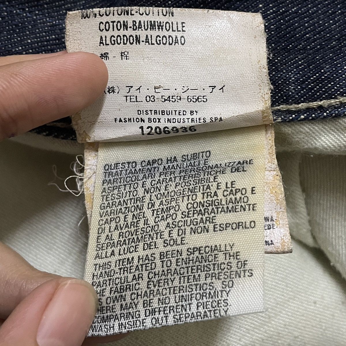 Replay Rare Design Vintage Brand Replay Distressed Jeans 1990s Size US 33 - 12 Thumbnail