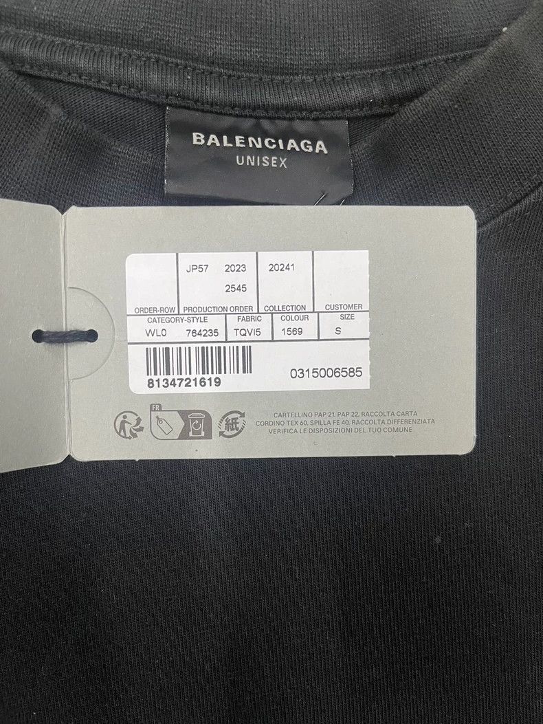 Balenciaga Balenciaga Blurring coke to make old short sleeve 2503-Next Size US S / EU 44-46 / 1 - 3 Thumbnail