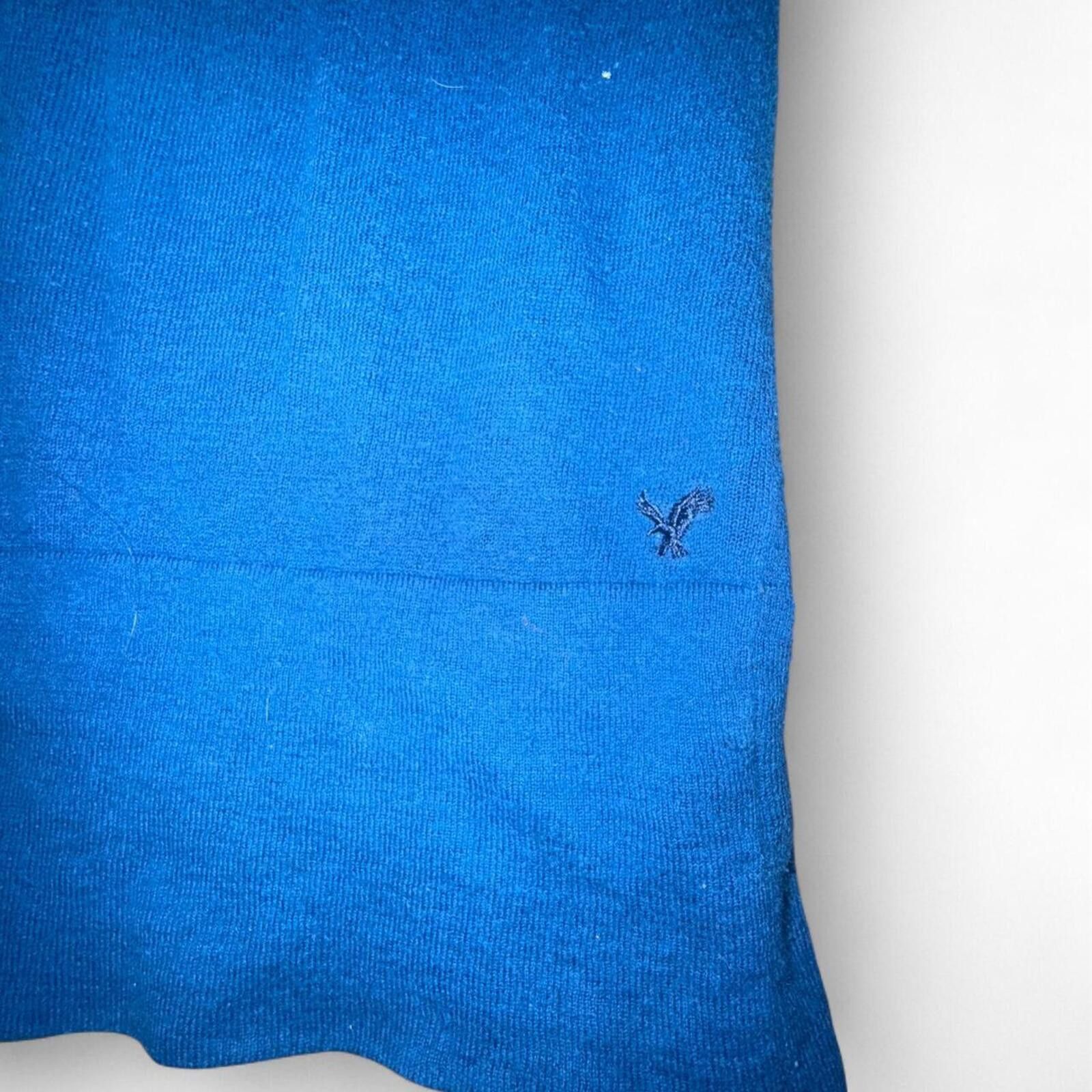American Eagle Outfitters American Eagle Outfitters Blue V-Neck Sweater Size M / US 6-8 / IT 42-44 - 5 Thumbnail