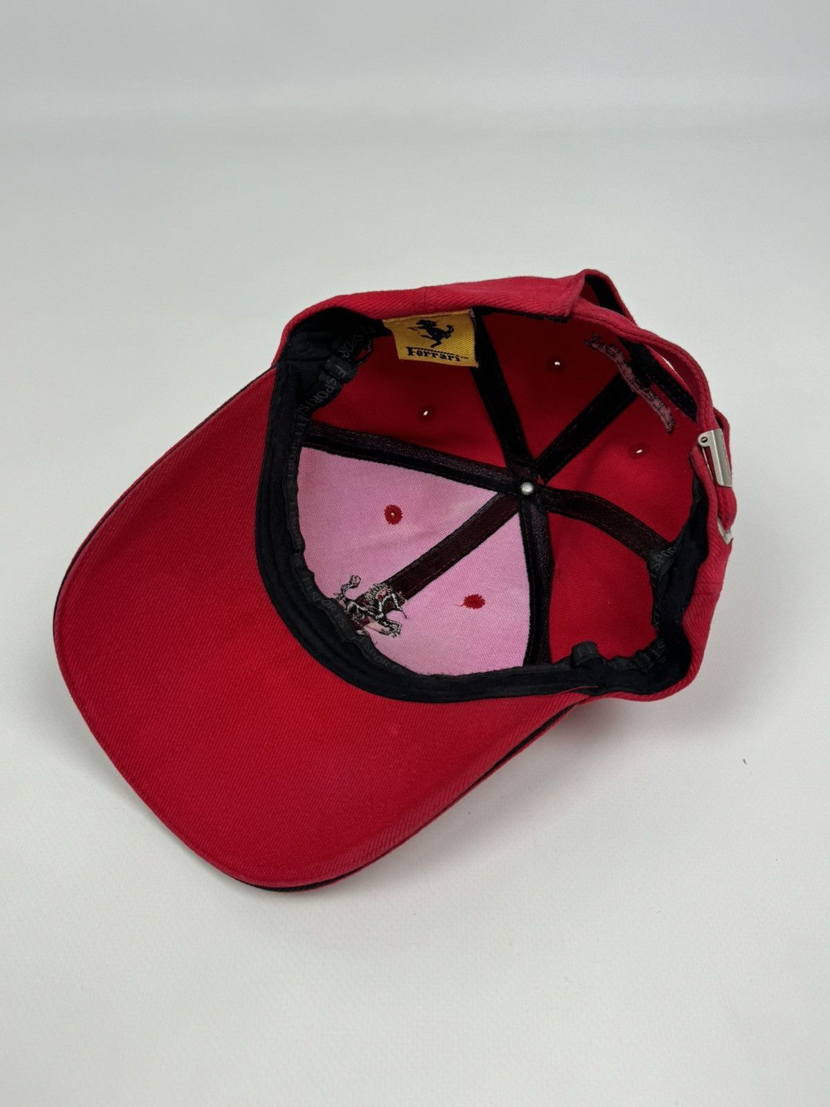 Vintage 1996 Vintage Ferrari Racing Nice Man Cap Vodafone Size ONE SIZE - 5 Thumbnail