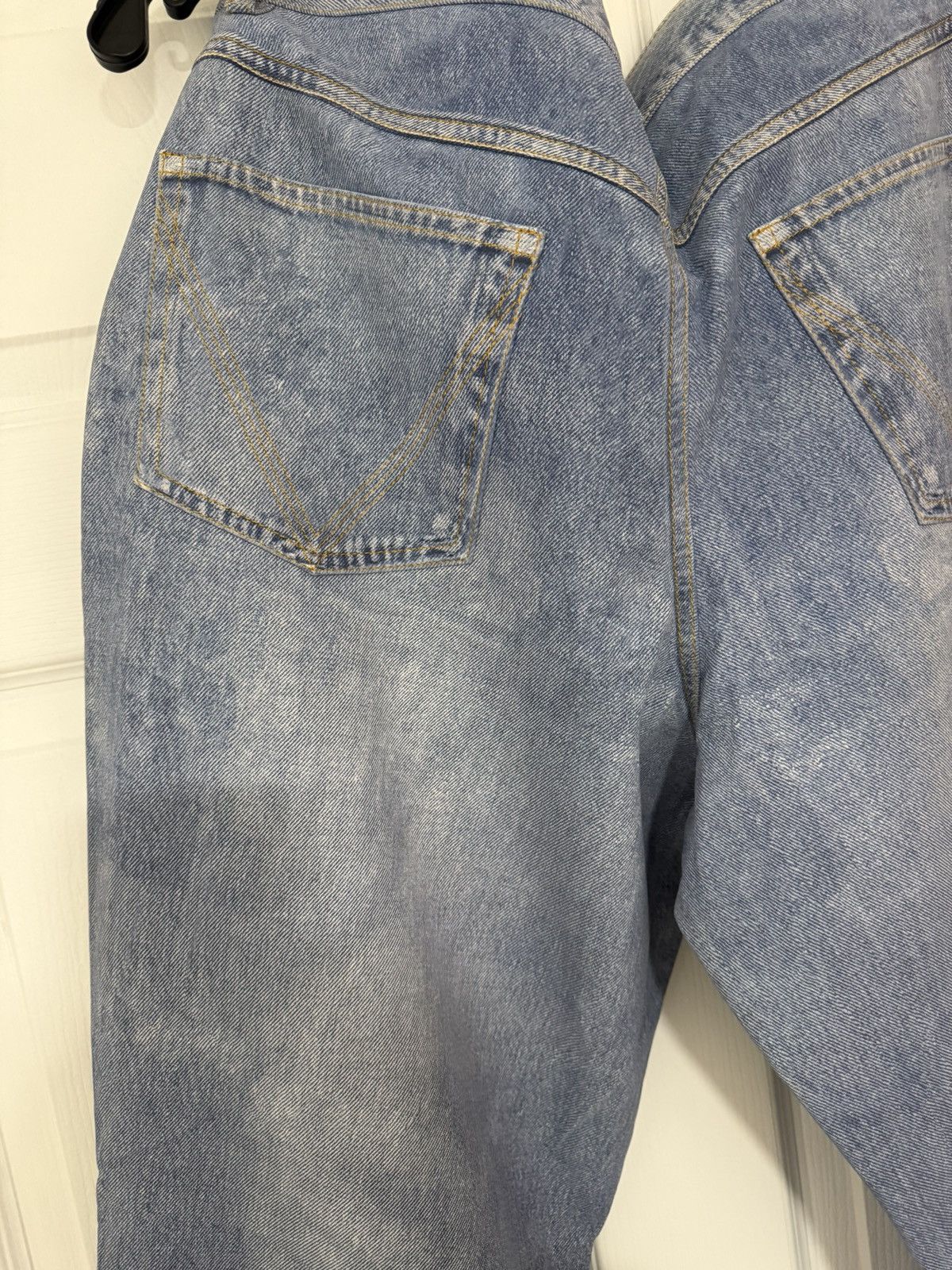 Bottega Veneta Bottega Veneta Denim print Leather jeans Size US 34 / EU 50 - 2 Thumbnail