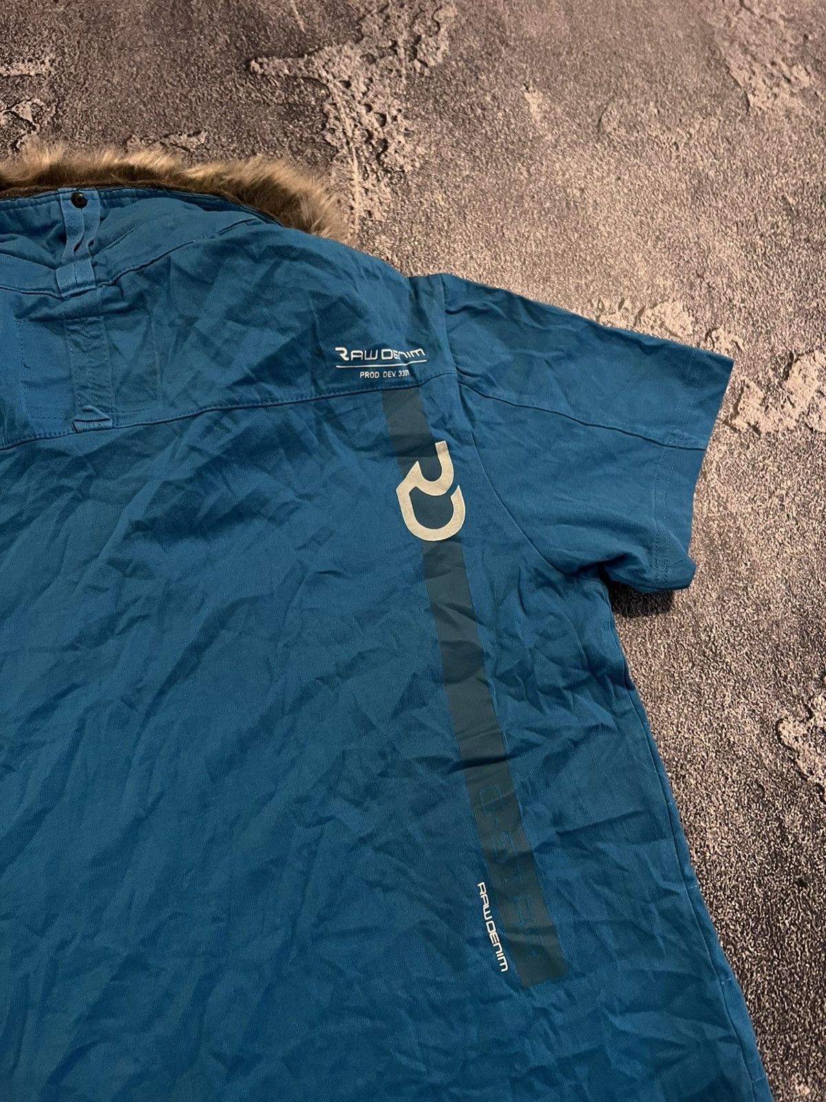 Vintage CRAZY Vintage G-Star With Fur / Y2K Archive Style Rock 90s Size US M / EU 48-50 / 2 - 7 Thumbnail