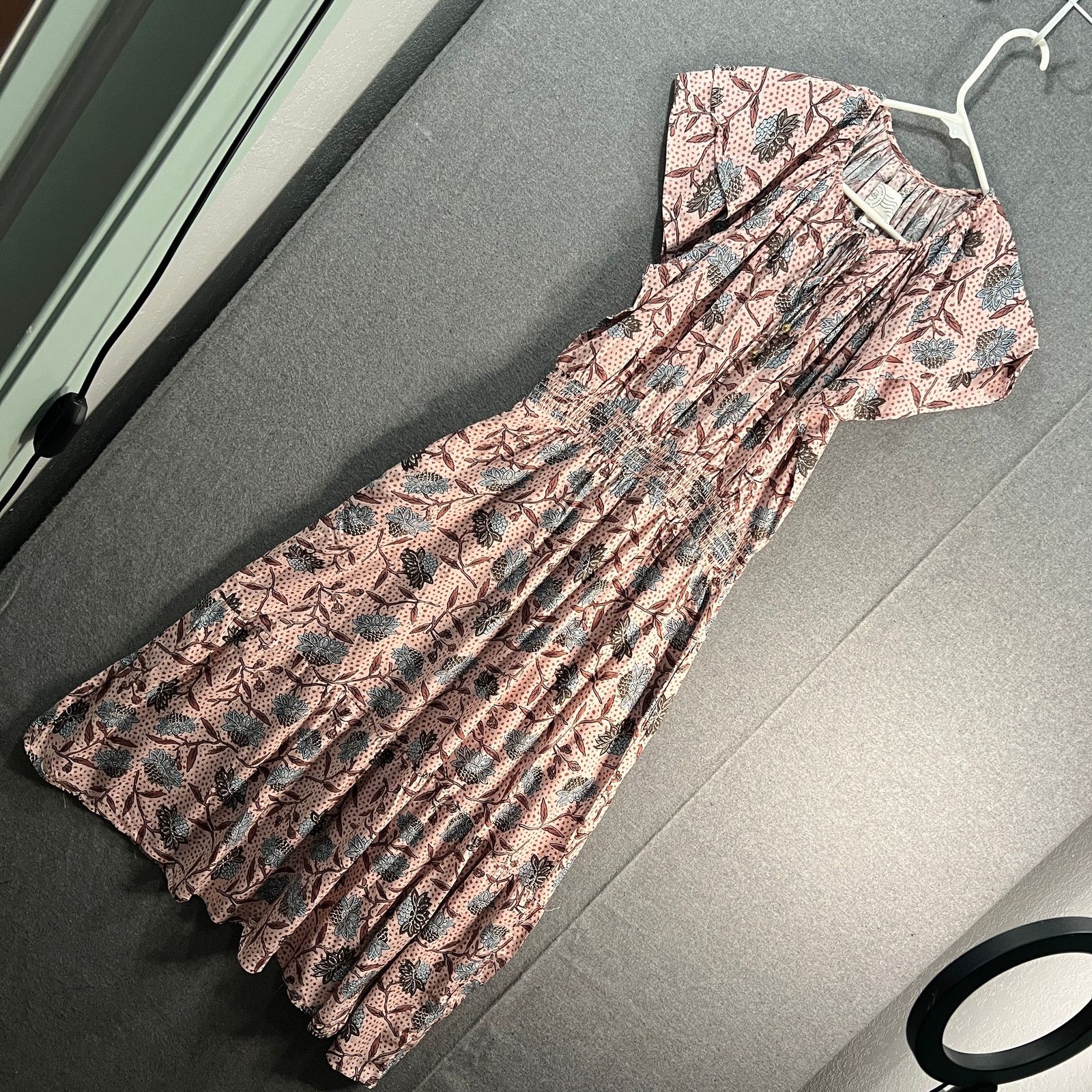 Other Destination 365 Short-Sleeve Midi Dress RoseFloral Size XS / US 0-2 / IT 36-38 - 7 Thumbnail