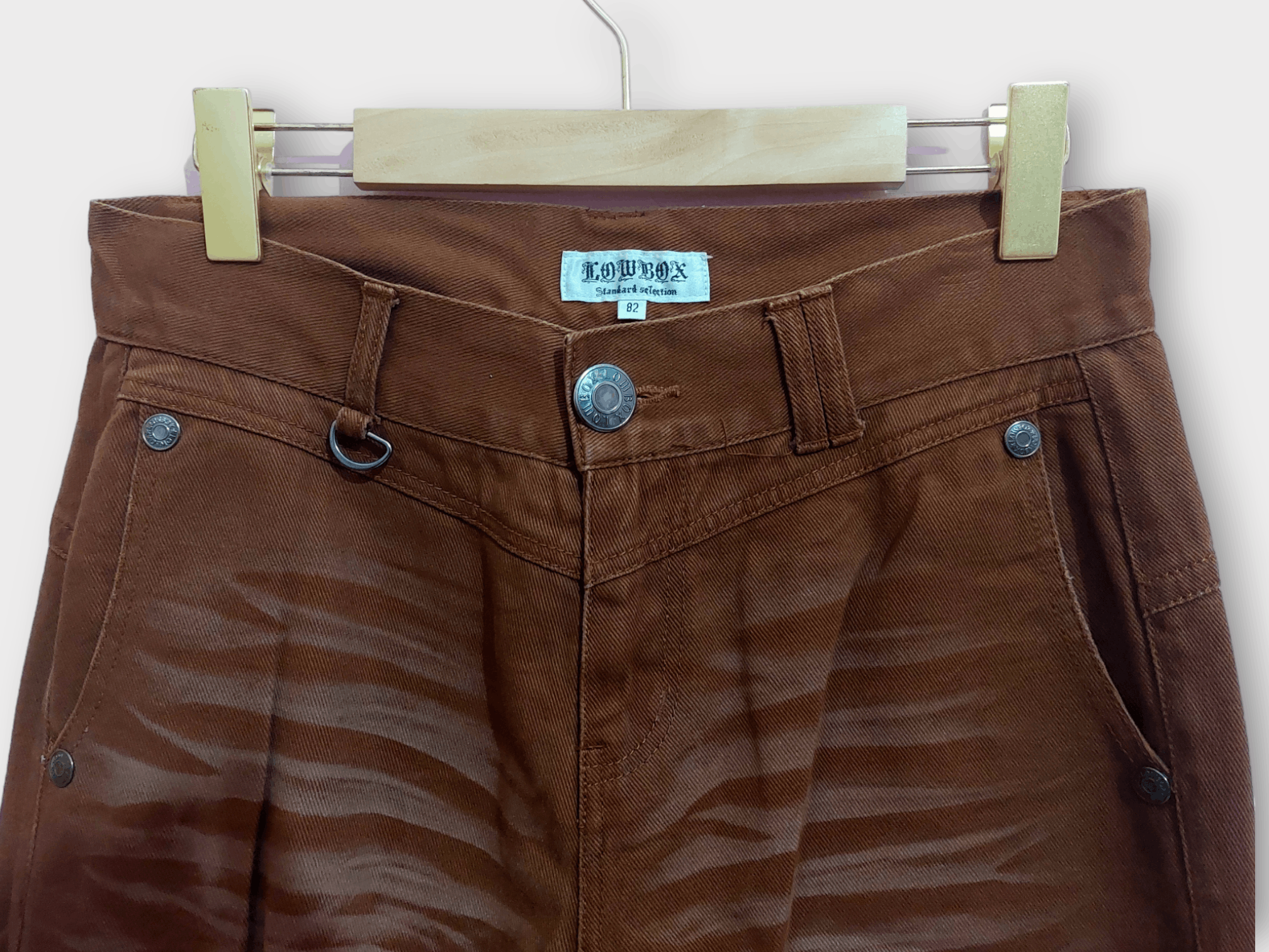 LOWBOX Lowbox Faded Buckle Back Jeans Size US 30 / EU 46 - 8 Thumbnail