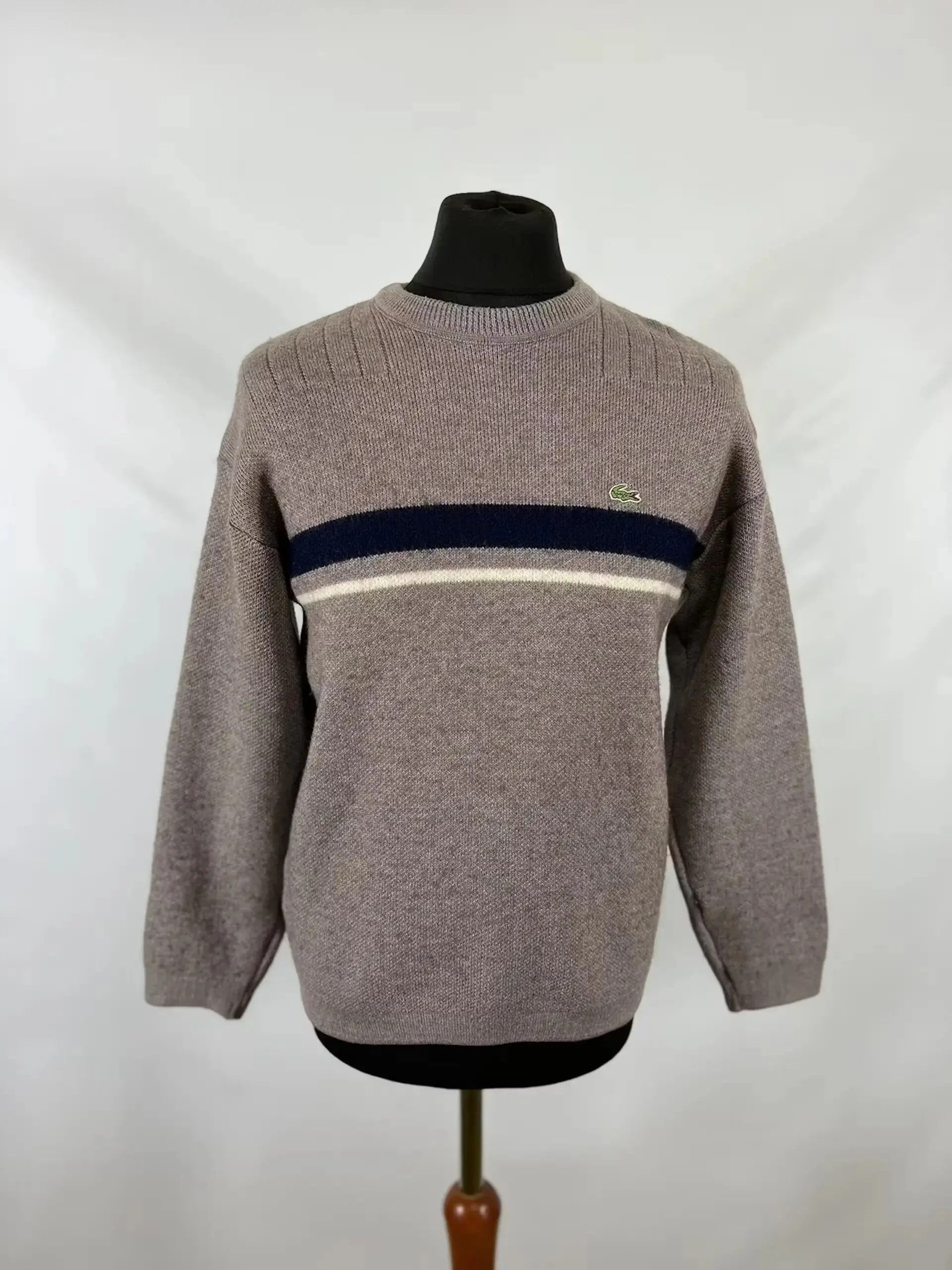 Designer × Lacoste × Vintage Vintage Lacoste knit sweater Size US L / EU 52-54 / 3 - 1 Thumbnail