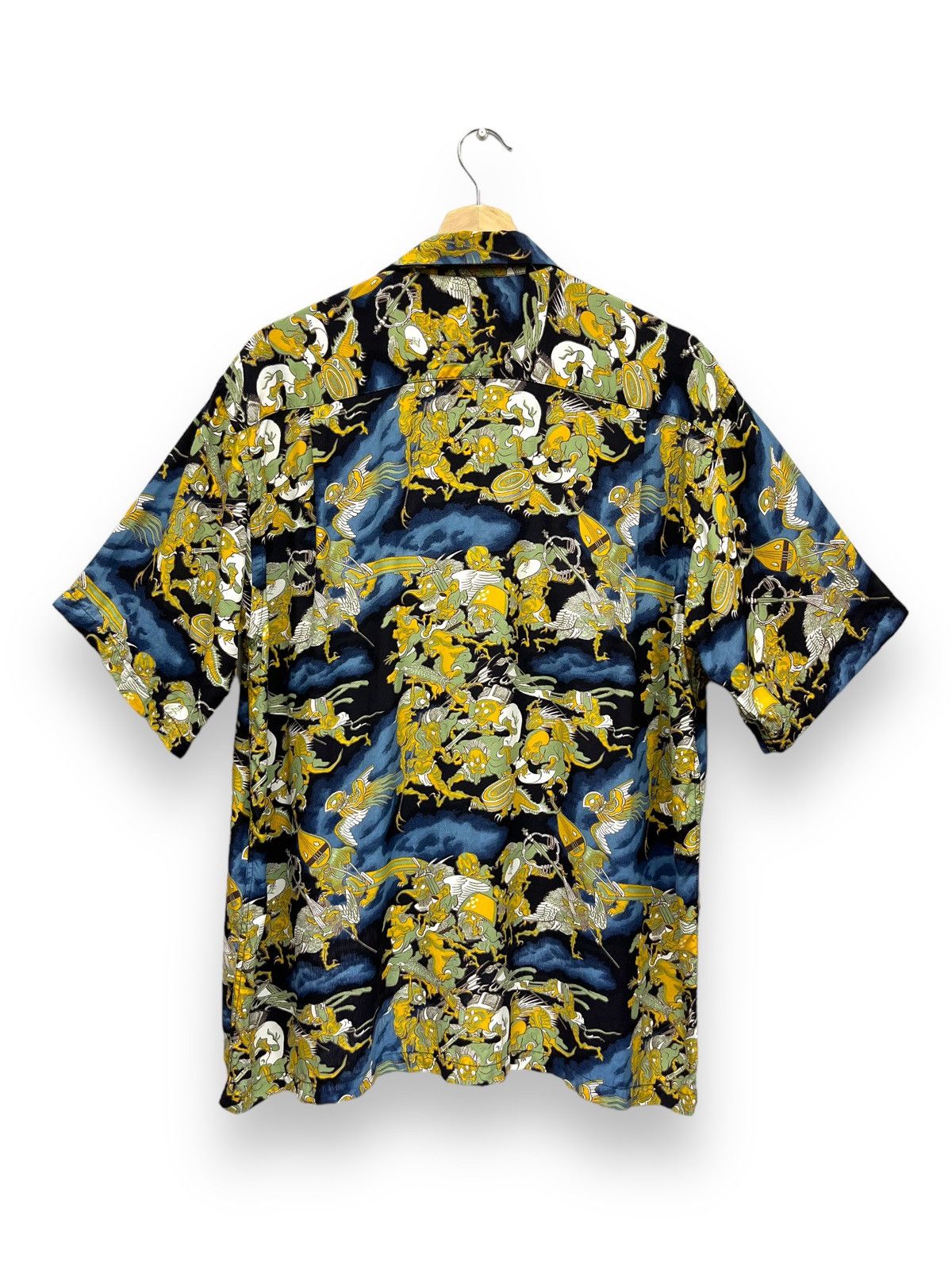 Pherrow's Vtg PHERROWS Art Demonic Full Print Tattoo Wear Rayon Shirt Size US M / EU 48-50 / 2 - 4 Thumbnail