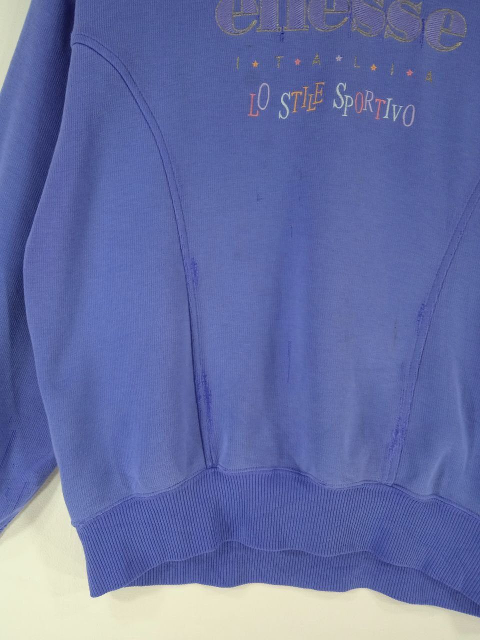 Ellesse Vintage 90's Ellese Sweatshirt Rare Design Size US L / EU 52-54 / 3 - 7 Thumbnail