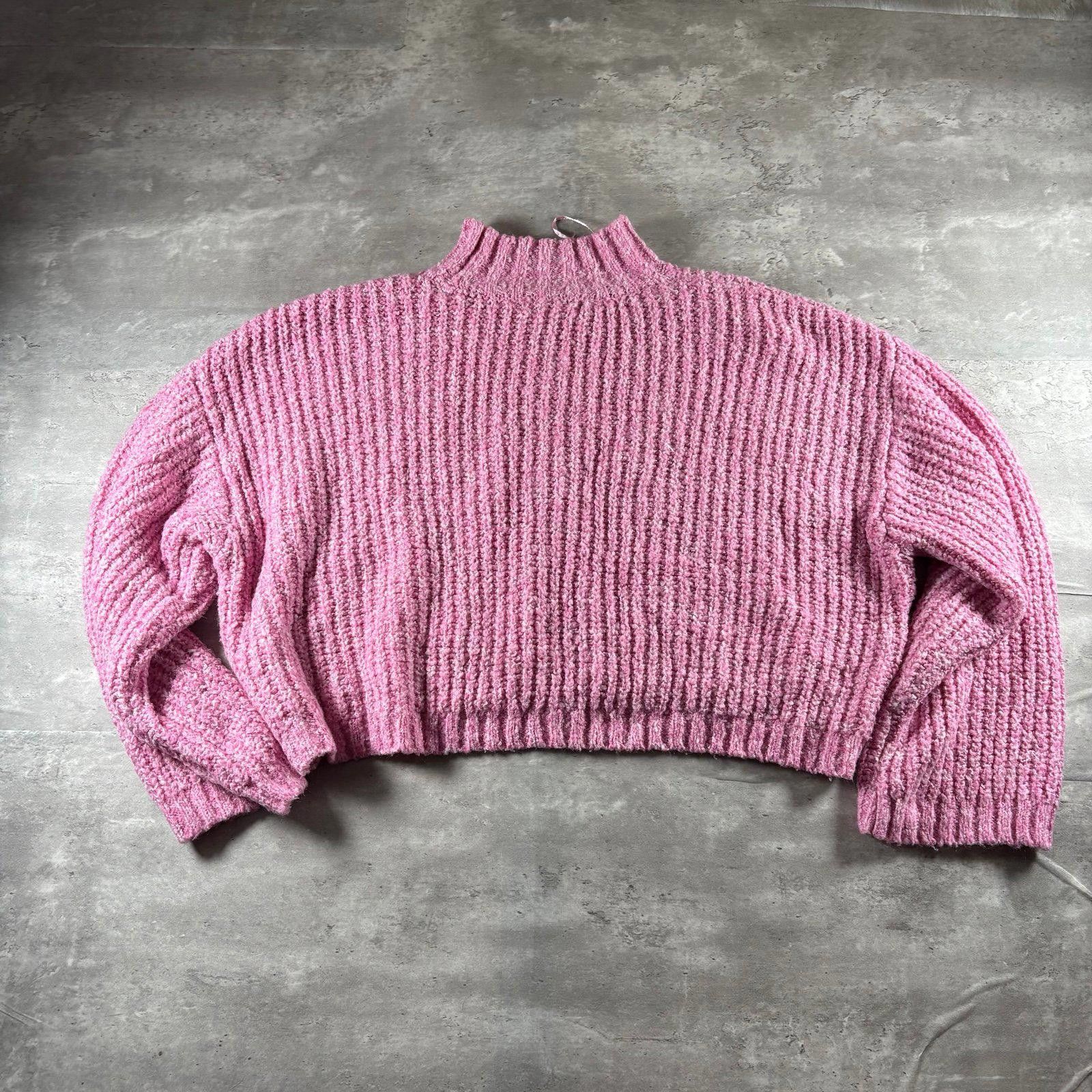 Other SINCERELY JULES Pink Cropped Ribbed Sweater Size XL / US 12-14 / IT 48-50 - 2 Thumbnail