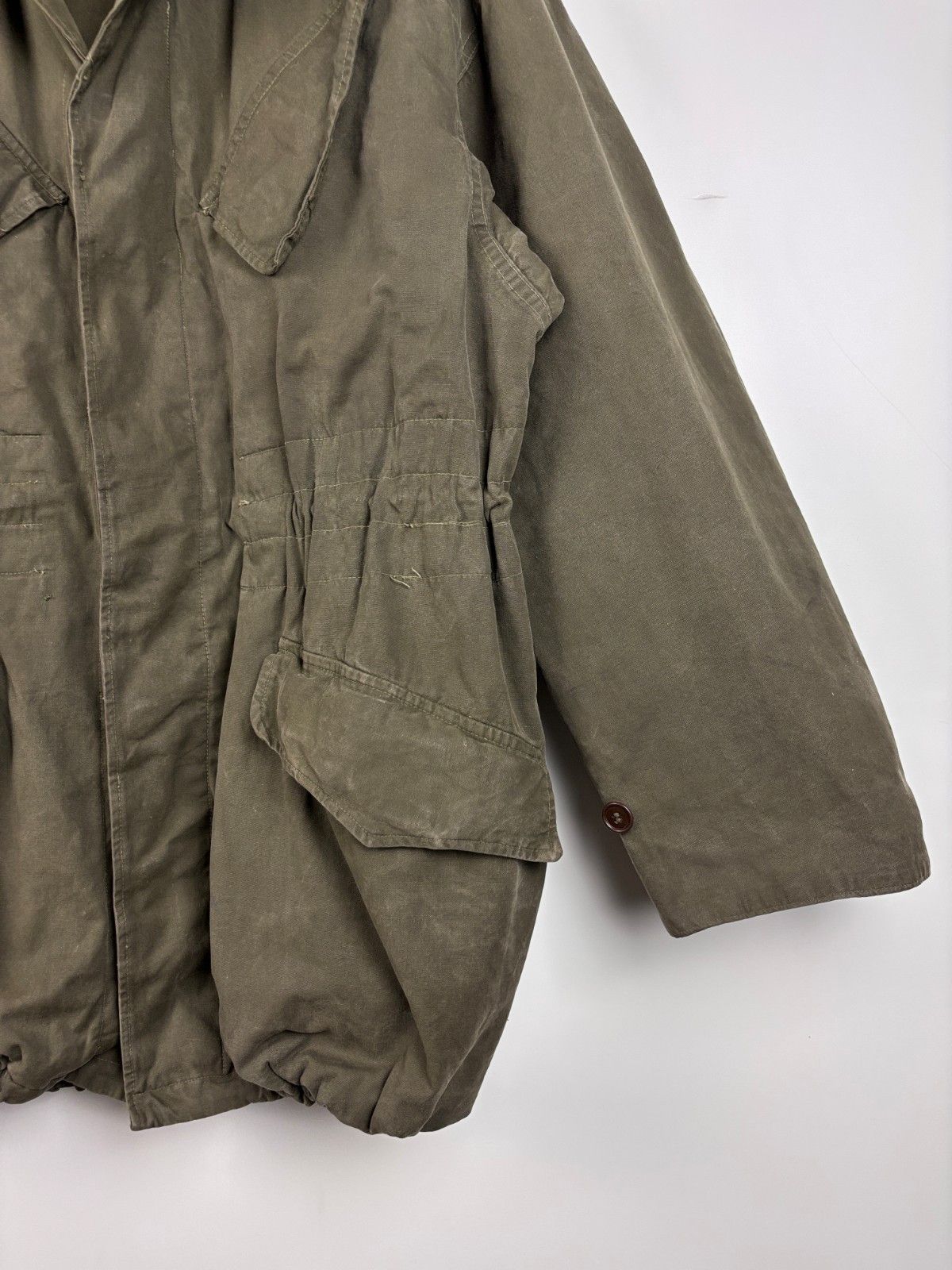 Other Vintage 1960-70s Dutch Military Army Parka Field Jacket ~L Size US L / EU 52-54 / 3 - 4 Thumbnail