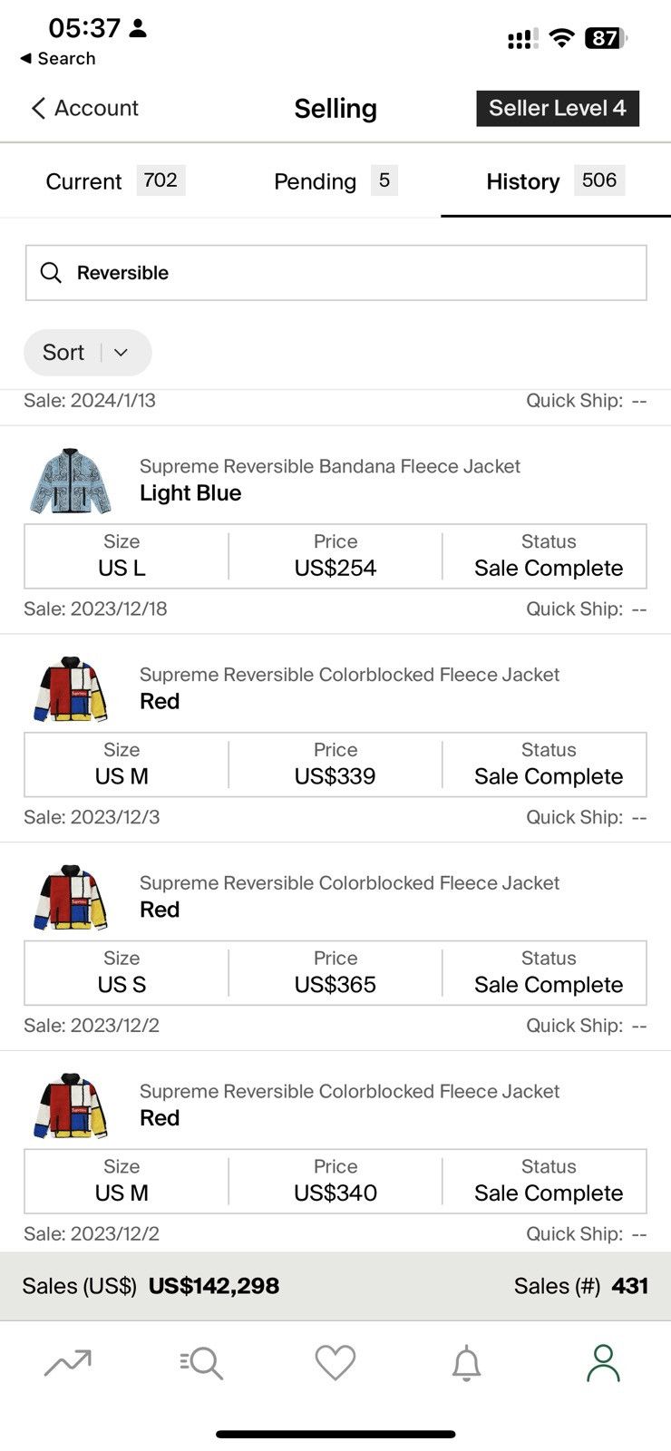 Supreme Supreme reversible colorblocked fleece Jacket Size US M / EU 48-50 / 2 - 7 Thumbnail