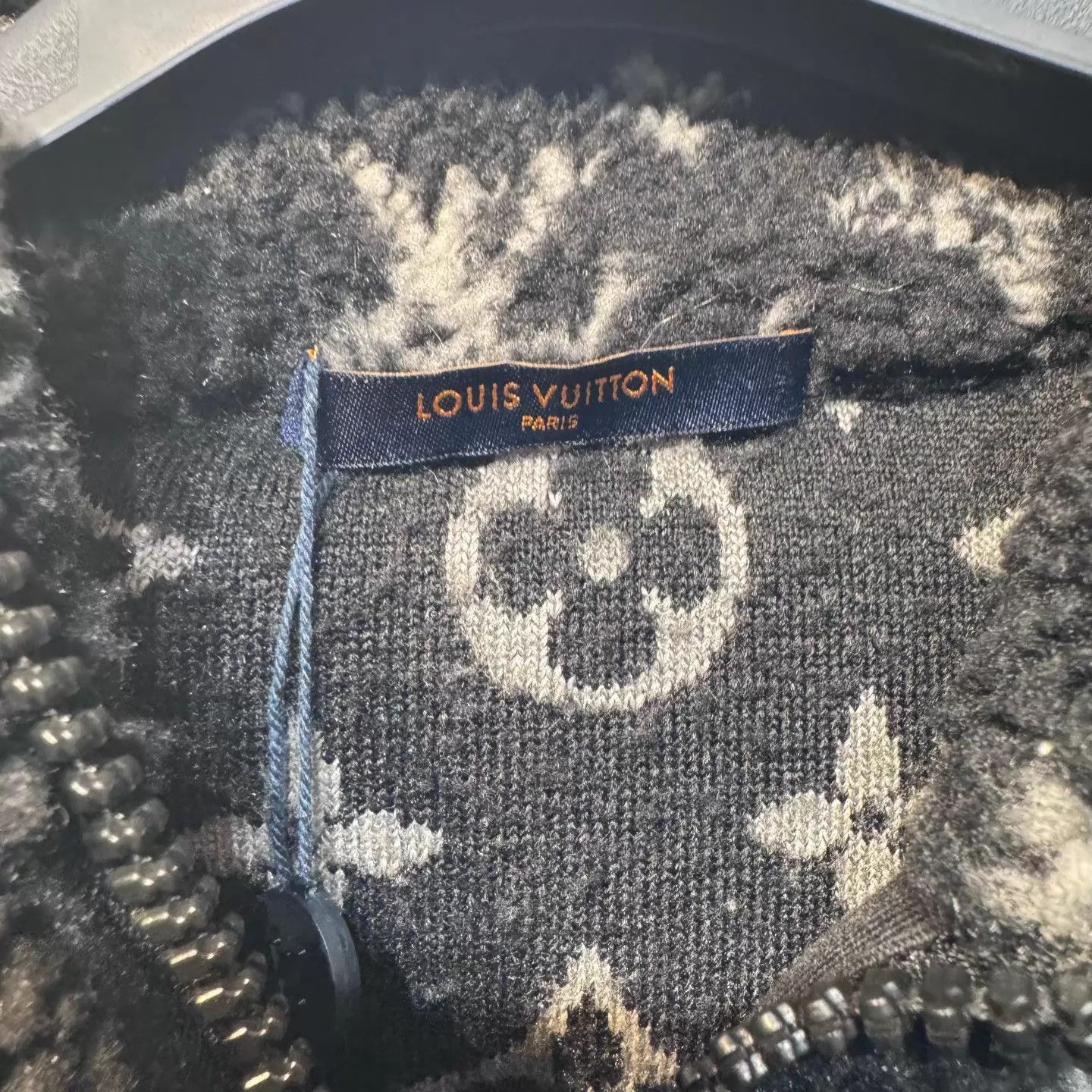 Louis Vuitton Louis Vuitton Black Monogram Teddy Fleece Jacket L New Size US L / EU 52-54 / 3 - 4 Thumbnail