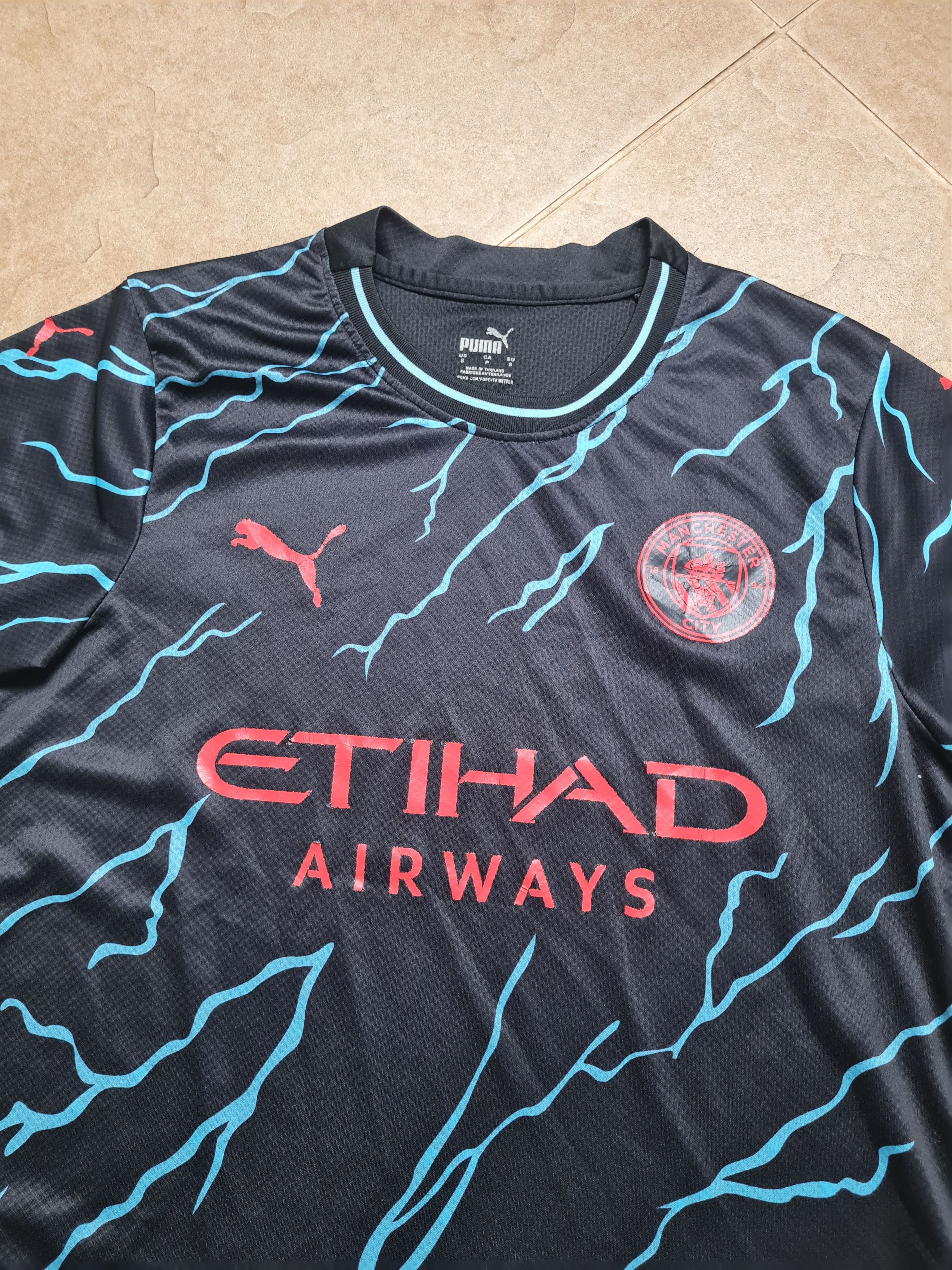 Puma Manchester City Puma Third Authentic Aoccer Shirt 2023-24 S Size US S / EU 44-46 / 1 - 4 Thumbnail