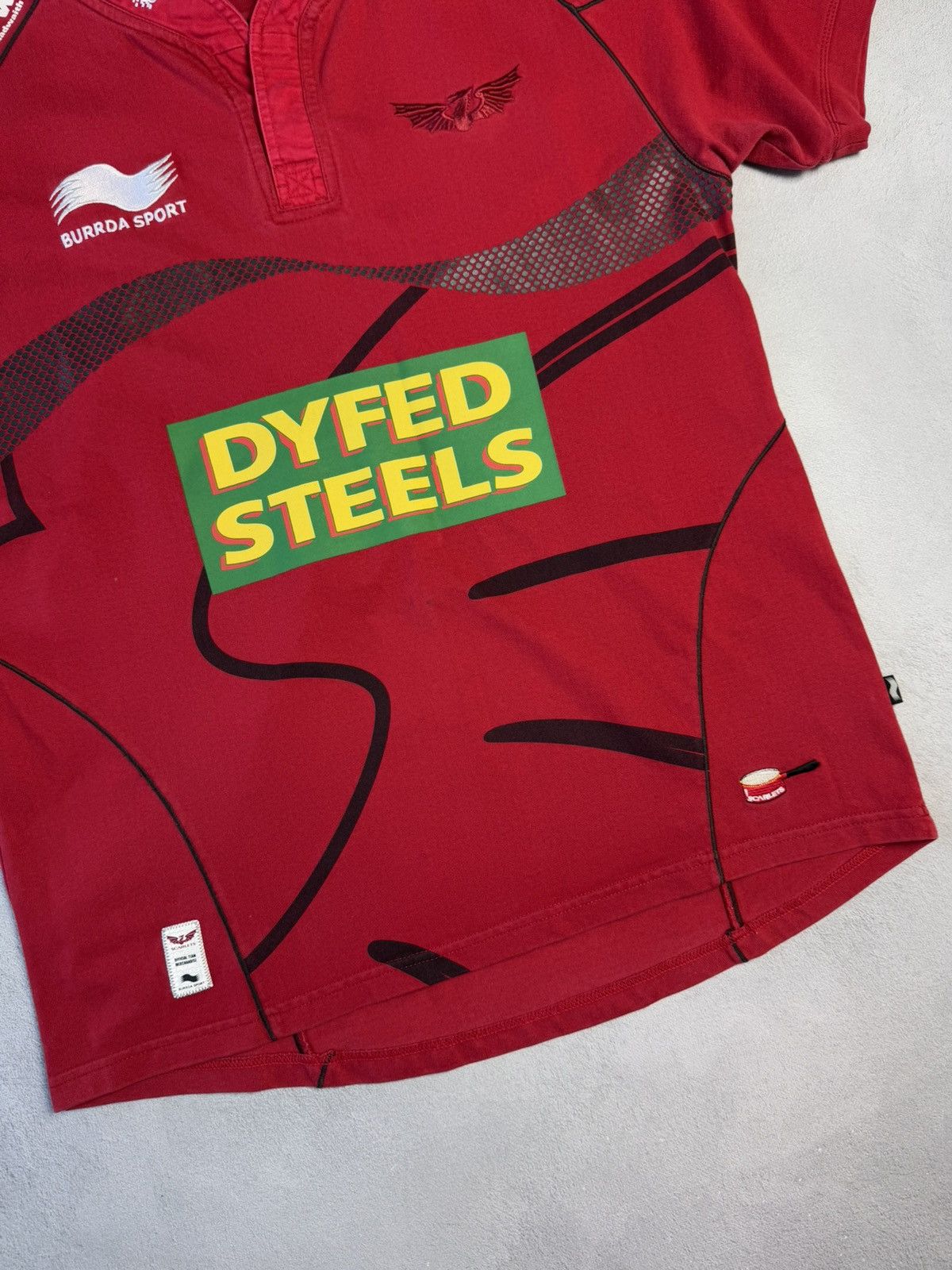 Other Llananelli Scarlets 2011 2012 Rugby Union Home Shirt Jersey Size US XL / EU 56 / 4 - 4 Thumbnail