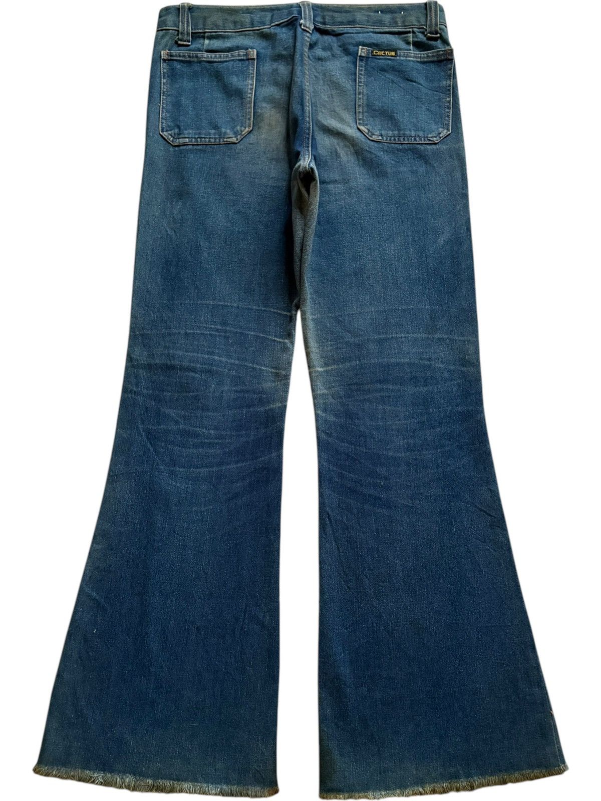 Japanese Brand Vintage Japanese Brand Mud Wash Bush Flare Jeans Size 32" / US 10 / IT 46 - 2 Thumbnail