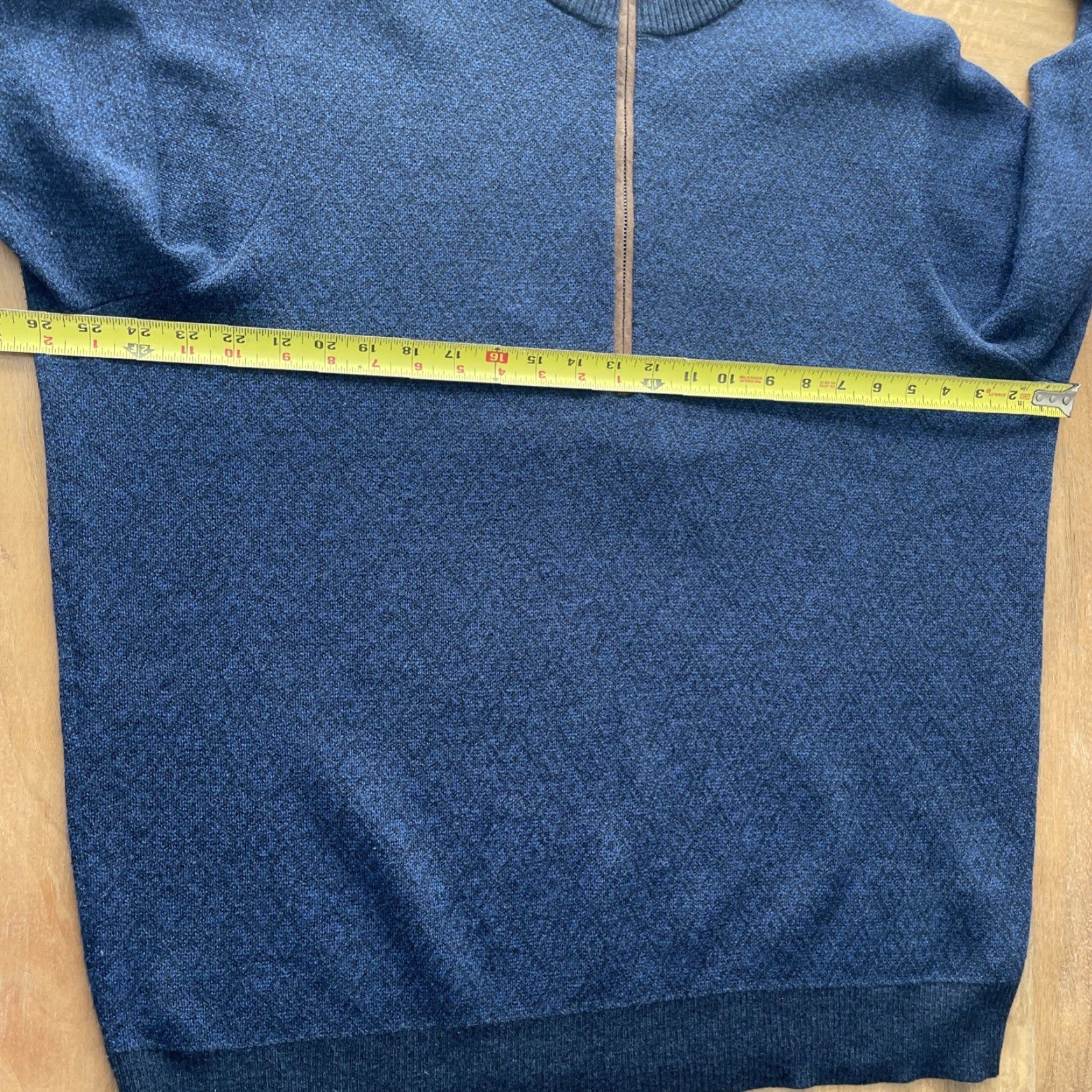 Vineyard Vines Vineyard Vines 1/4 Zip Merino Wool Pullover Mens XL Blue Sweatshirt Shirt Size US XL / EU 56 / 4 - 5 Thumbnail