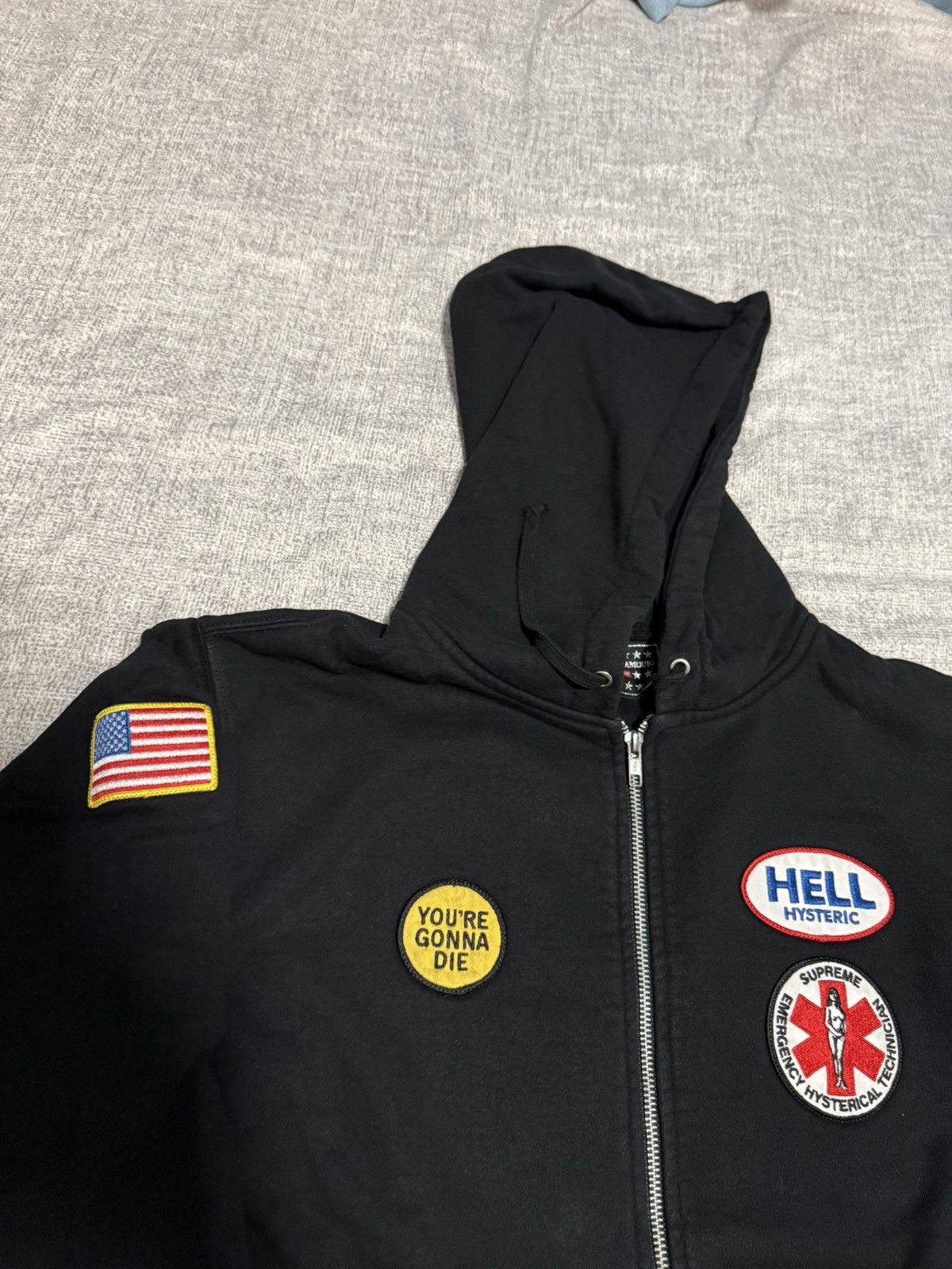 Hysteric Glamour × Supreme Supreme hysteric Glamour patches zip up sweatshirt hoodie Size US L / EU 52-54 / 3 - 3 Thumbnail