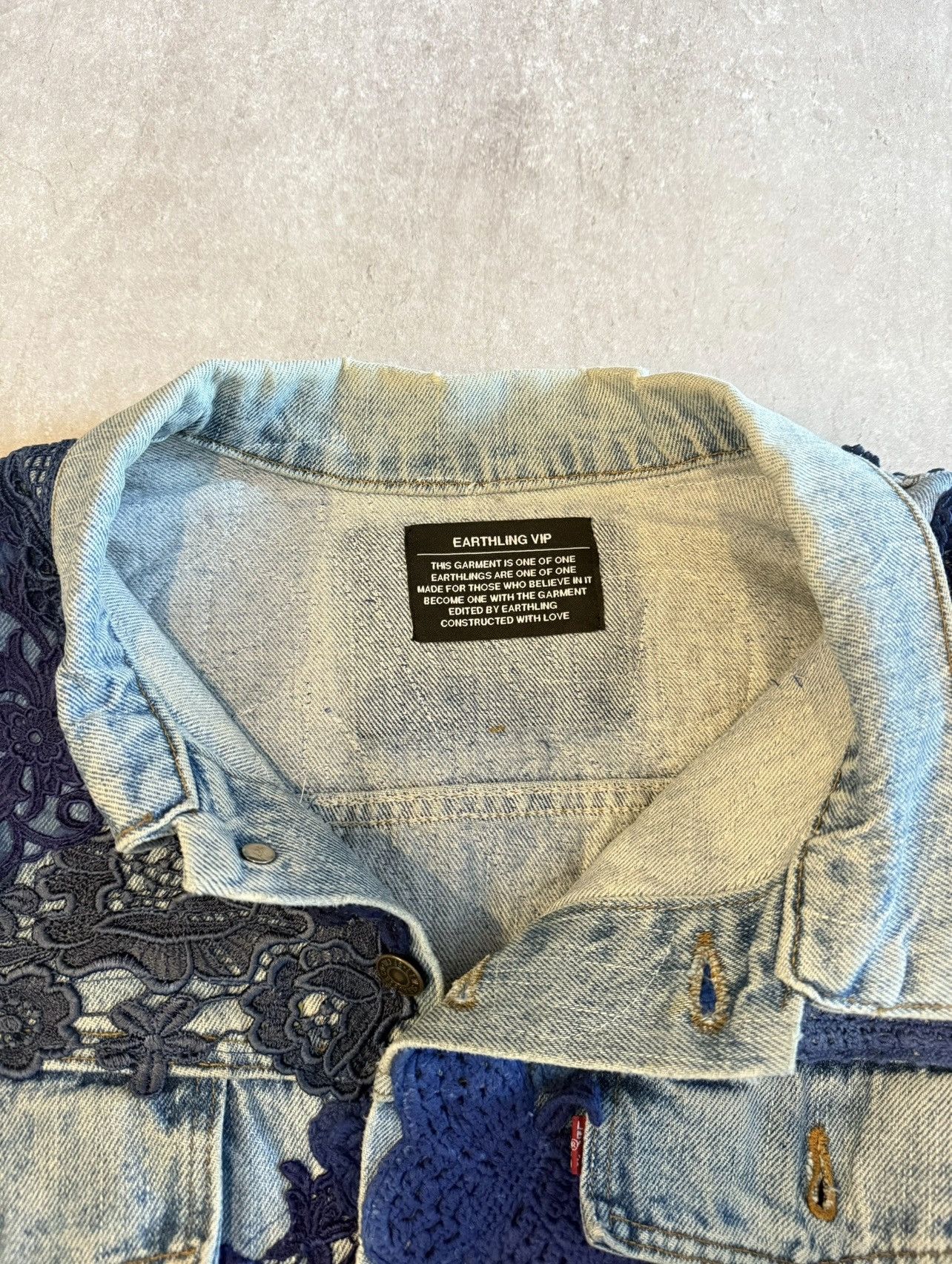 Earthling Earthling Denim VIP Jacket (Blue) Size US XL / EU 56 / 4 - 2 Thumbnail
