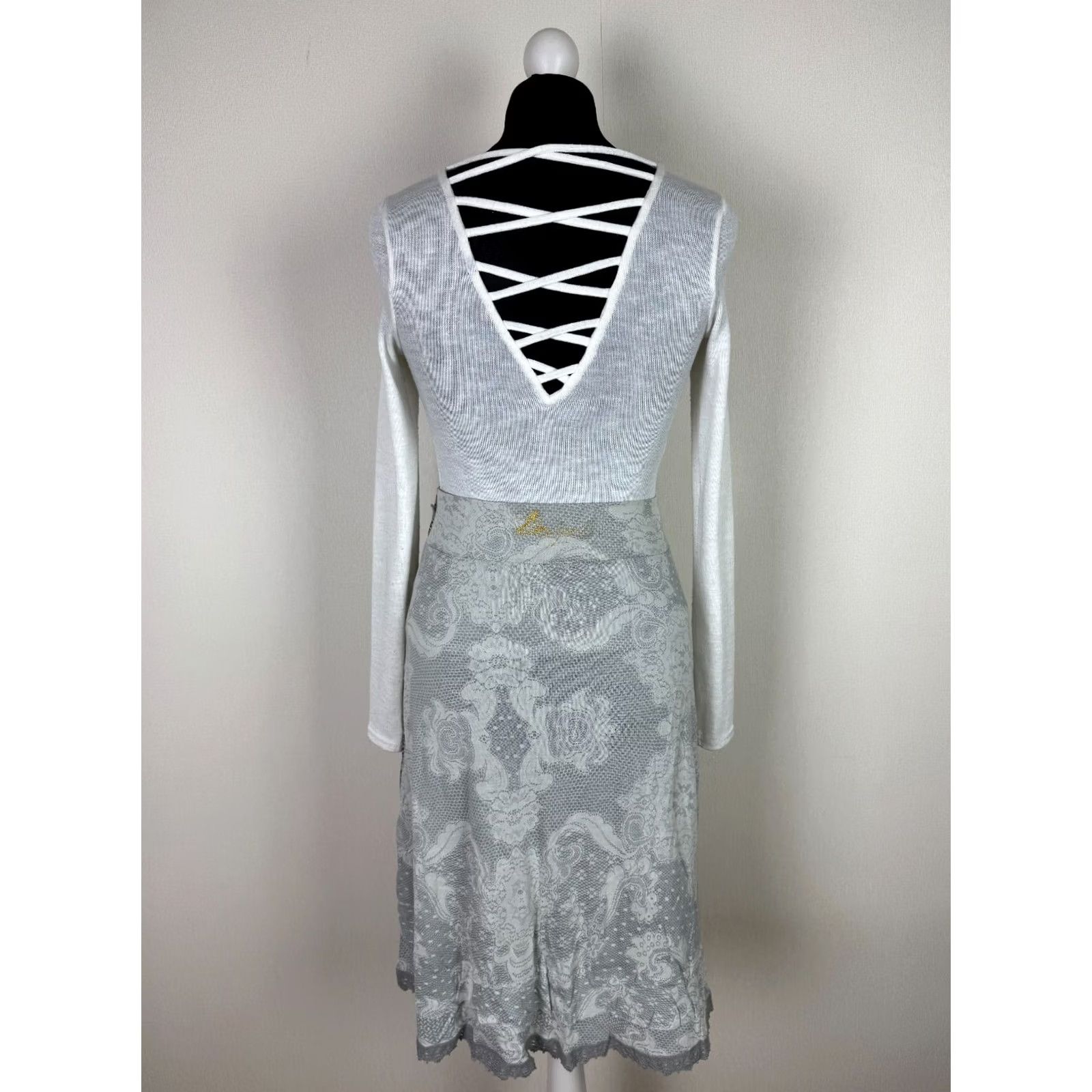 Desigual Desigual womens grey Skirt Size M Size 32" / US 10 / IT 46 - 4 Thumbnail