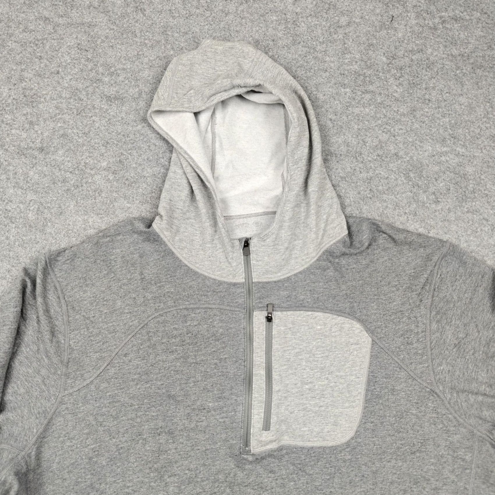 Mountain Hardwear Mountain Hardwear Hoodie Mens 2XL Gray Fleece Pullover 1/2 Zip Chest Pocket Size US XXL / EU 58 / 5 - 3 Thumbnail