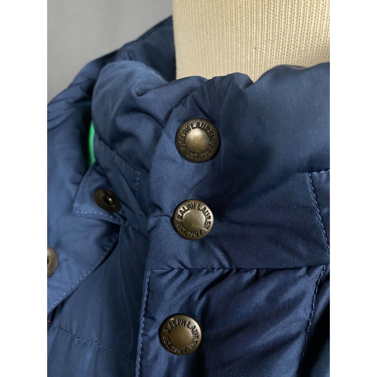 Ralph Lauren Polo Ralph Lauren VTG Men's Blue Down Insulated Puffer Jacke Size US L / EU 52-54 / 3 - 9 Thumbnail