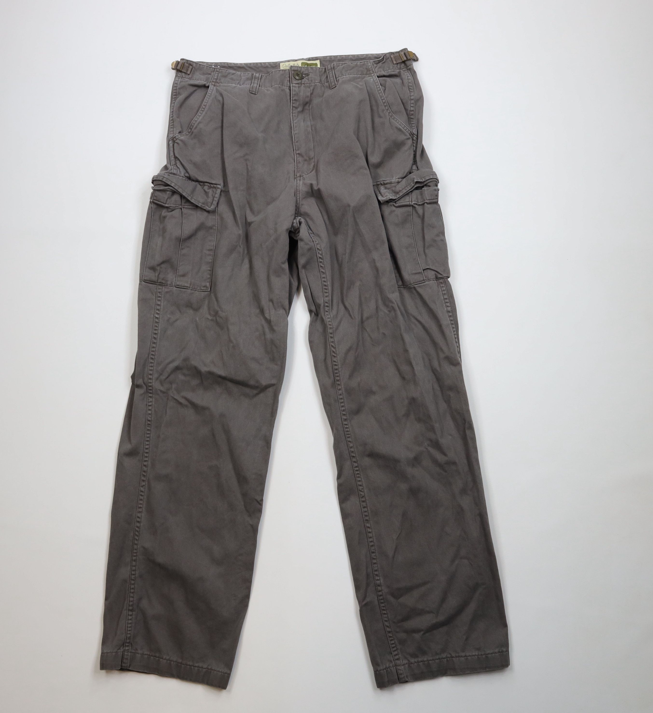 Cabelas Vintage Cabelas Baggy Relaxed Fit Wide Leg Cargo Pants Gray Size US 36 / EU 52 - 1 Thumbnail