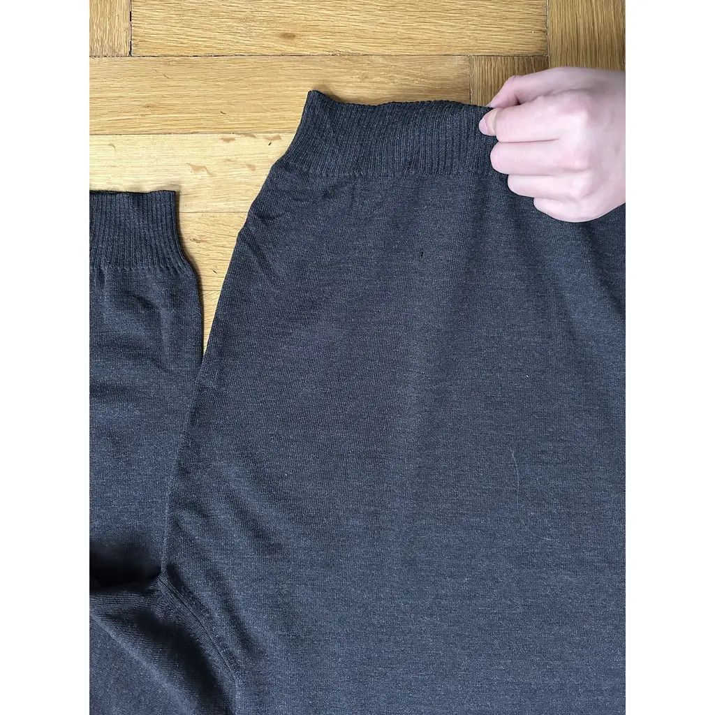 Burberry Burberry Wool Turtleneck Sweater Grey Size US XL / EU 56 / 4 - 6 Thumbnail