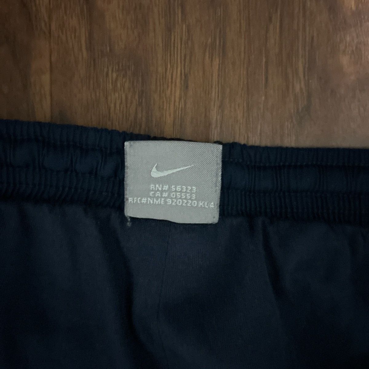 Nike Navy blue and gray y2k Nike sweat pants Size US 33 - 3 Thumbnail