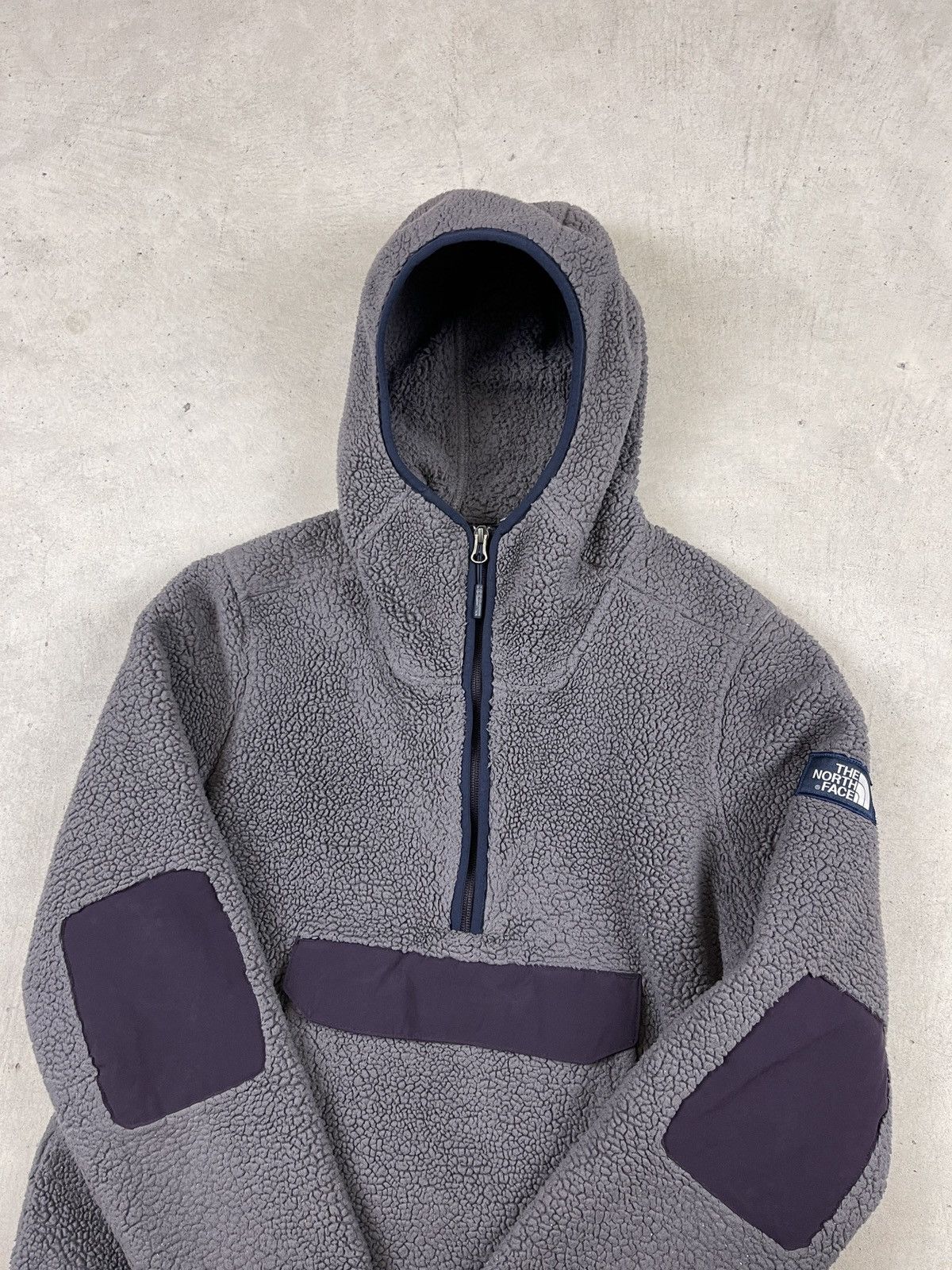 The North Face × Vintage The North Face Purple Deep Fleece Womens Size L / US 10 / IT 46 - 3 Thumbnail