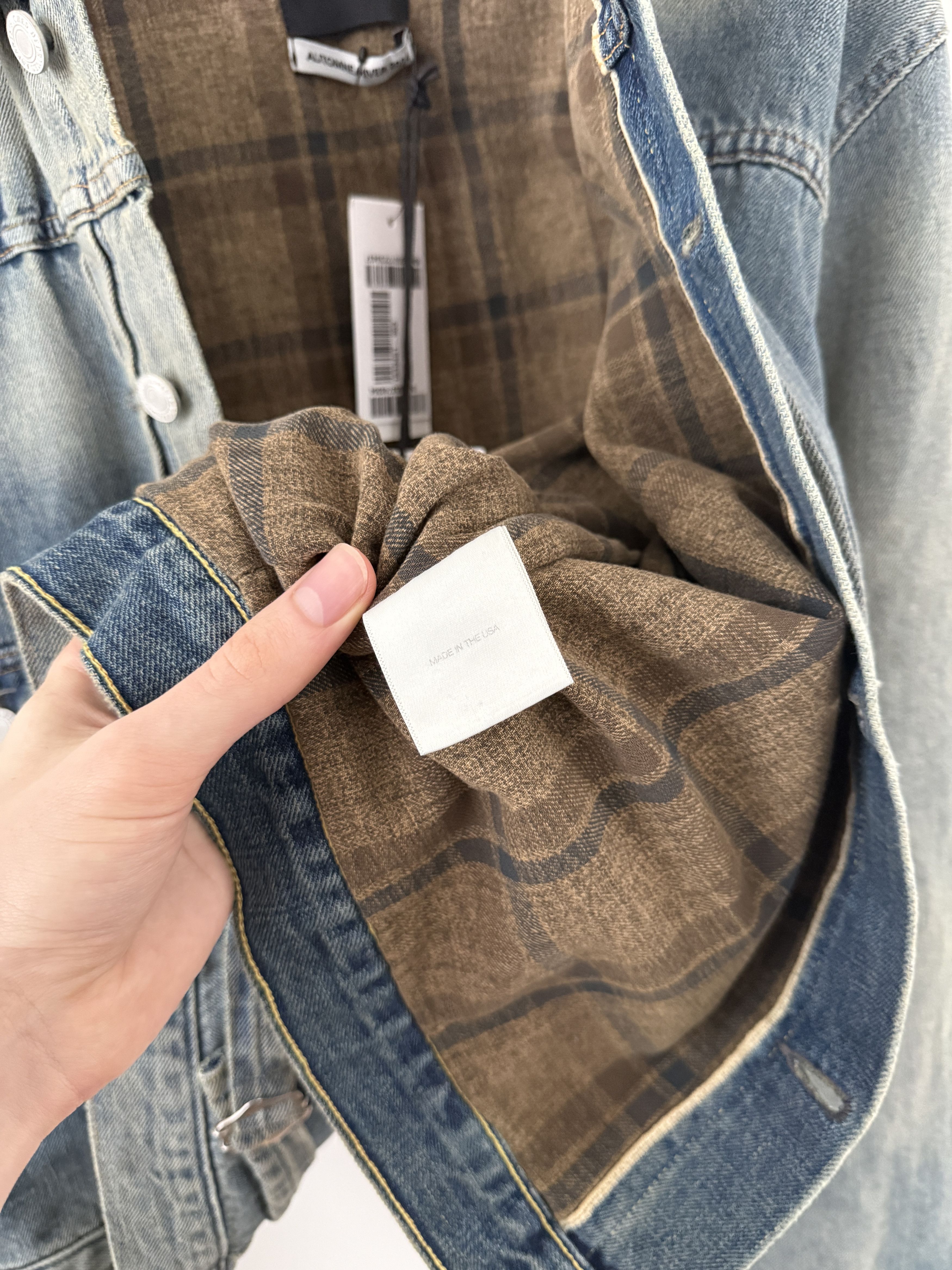 Enfants Riches Deprimes Distressed Lined Denim Jacket Size US L / EU 52-54 / 3 - 18 Thumbnail