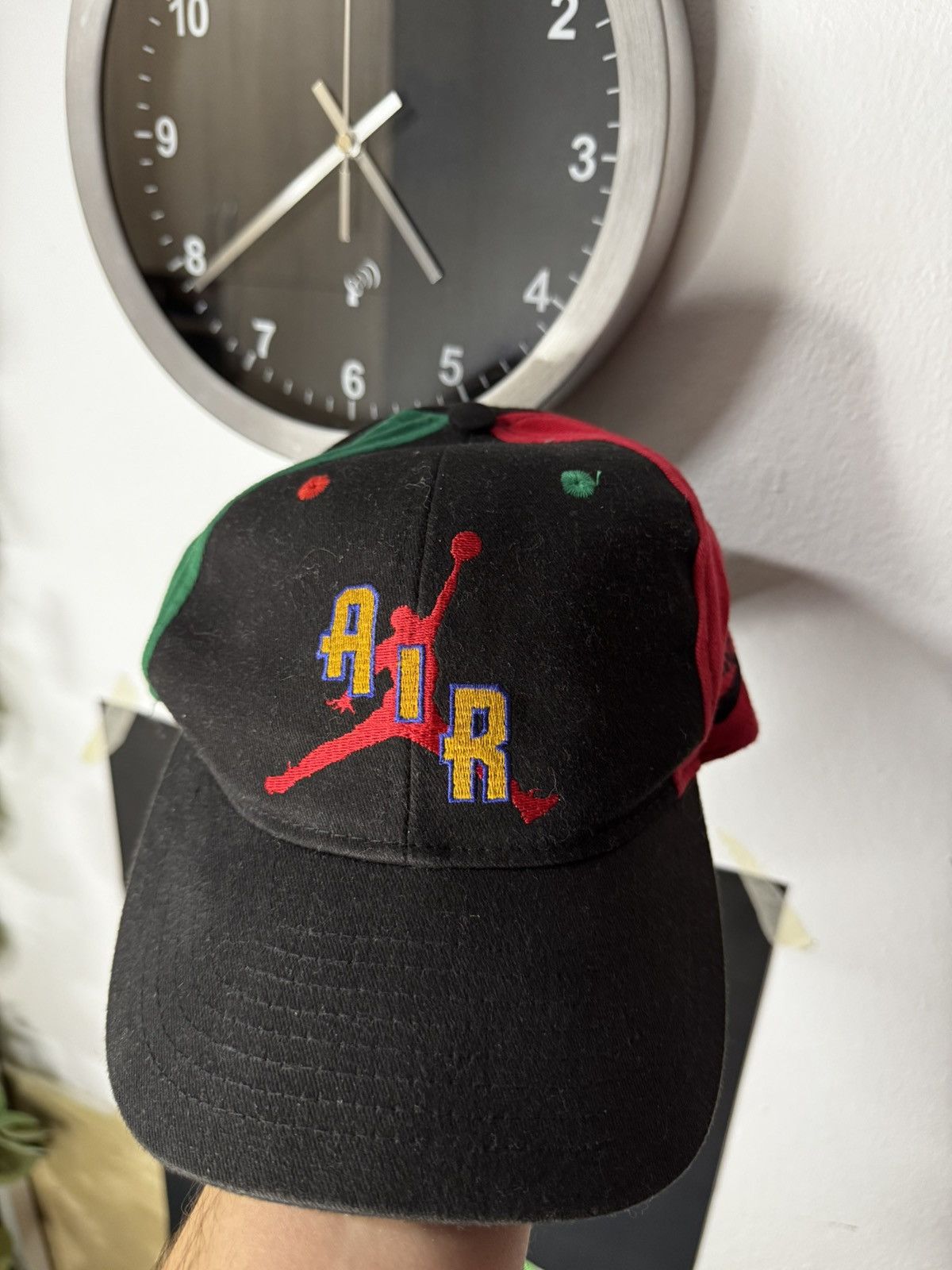 Jordan Brand × Nike Air Jordan Cap Jumpman Nike Basketball Mens 90s vintage Size ONE SIZE - 1 Thumbnail