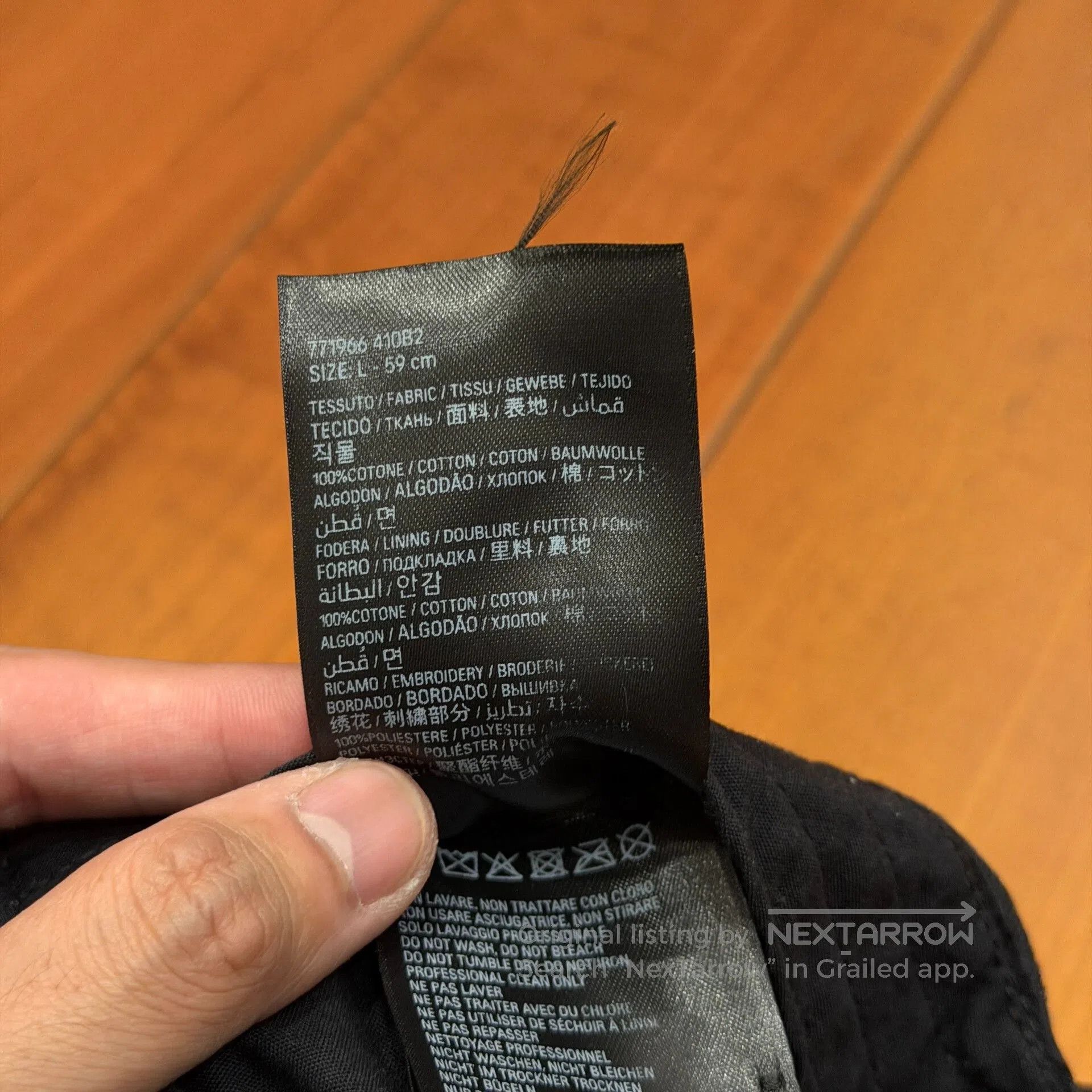 Balenciaga Balenciaga Logo Baseball Cap. Size ONE SIZE - 5 Thumbnail