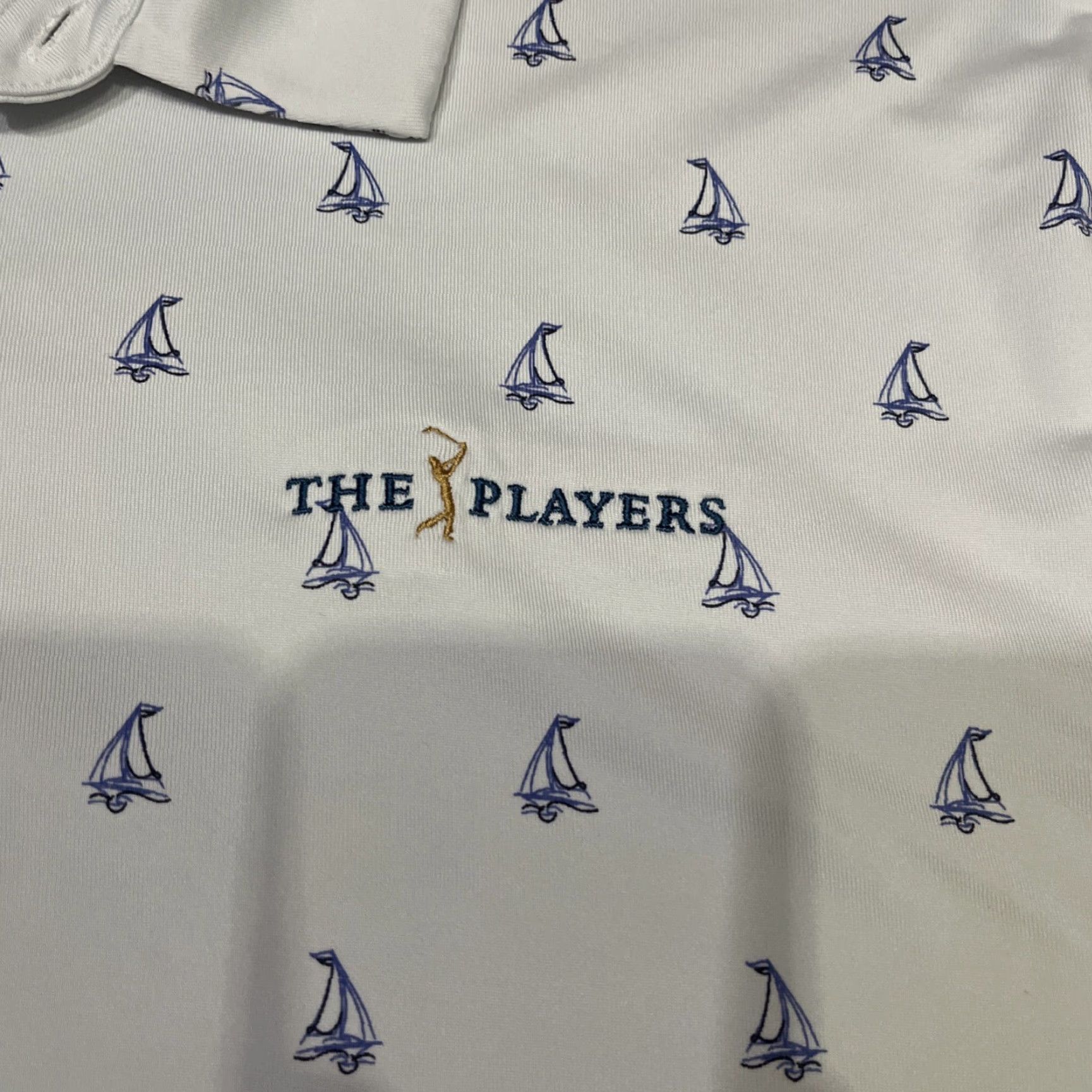 Under Armour Under Armour Polo Men 2XL White The Playoff Sailboats Golf Shirt Short Sleeve Mens Size US XXL / EU 58 / 5 - 2 Thumbnail