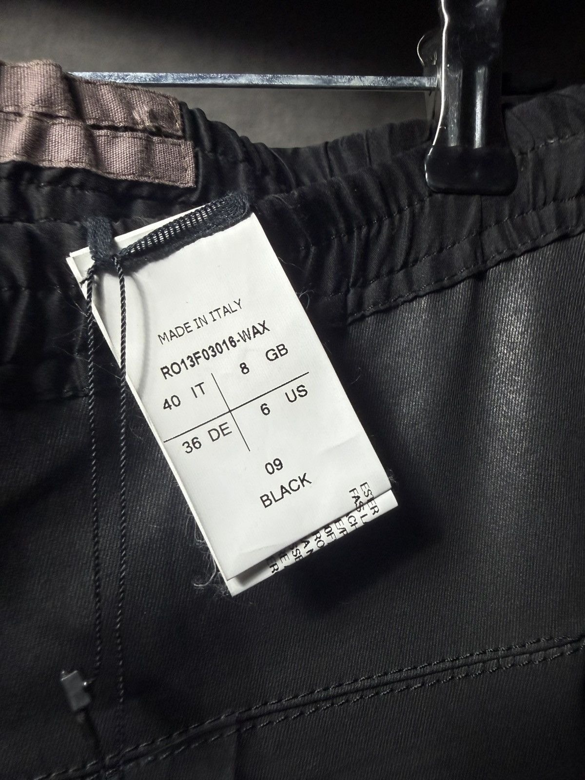 Rick Owens Rick Owens 13FW 'Plinth' Coated Legging Pants Size 27" / US 4 / IT 40 - 9 Thumbnail