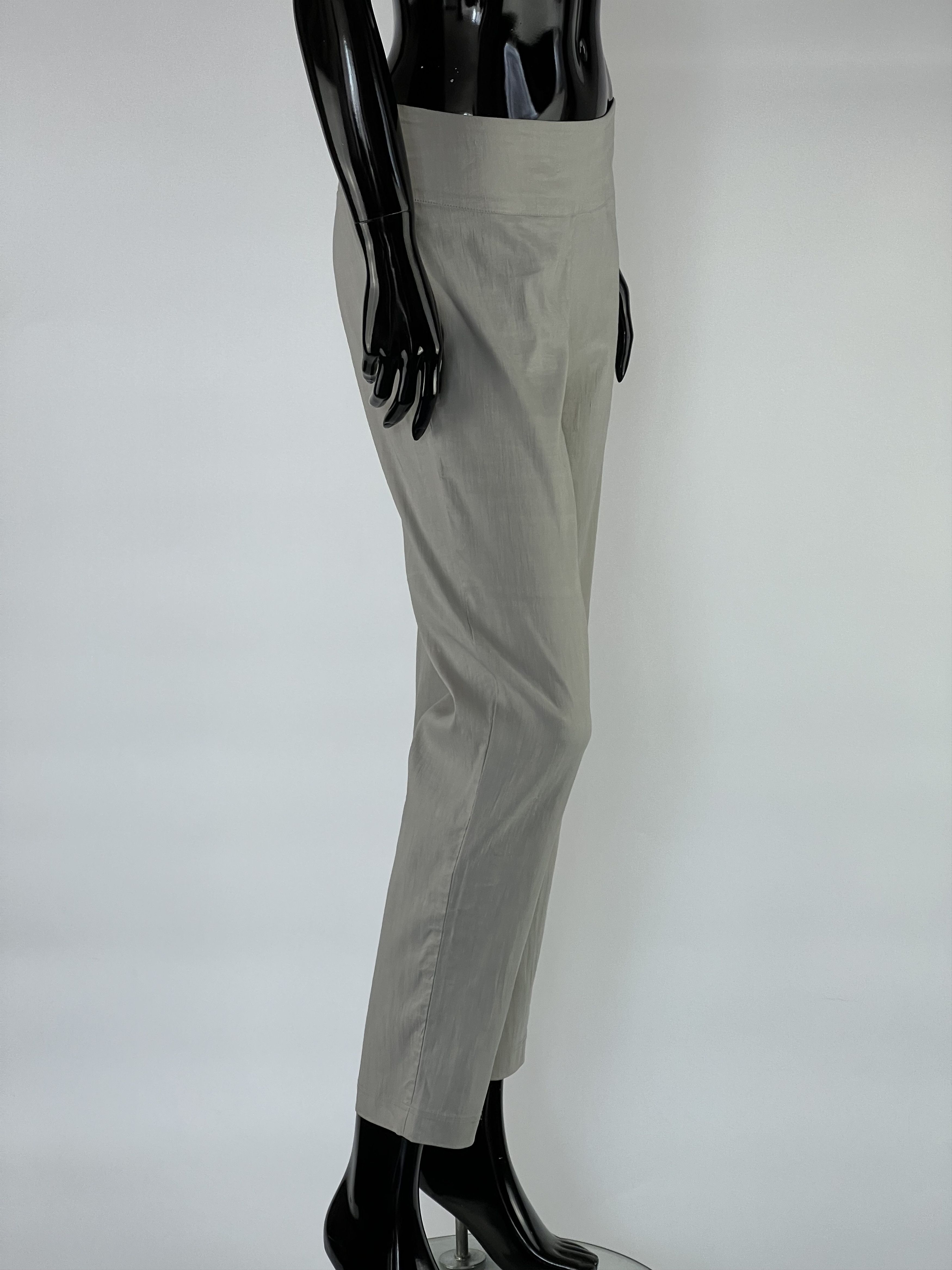 Sarah Pacini Sarah Pacini Gray Linen Pants Size 2 Size 30" / US 8 / IT 44 - 2 Thumbnail