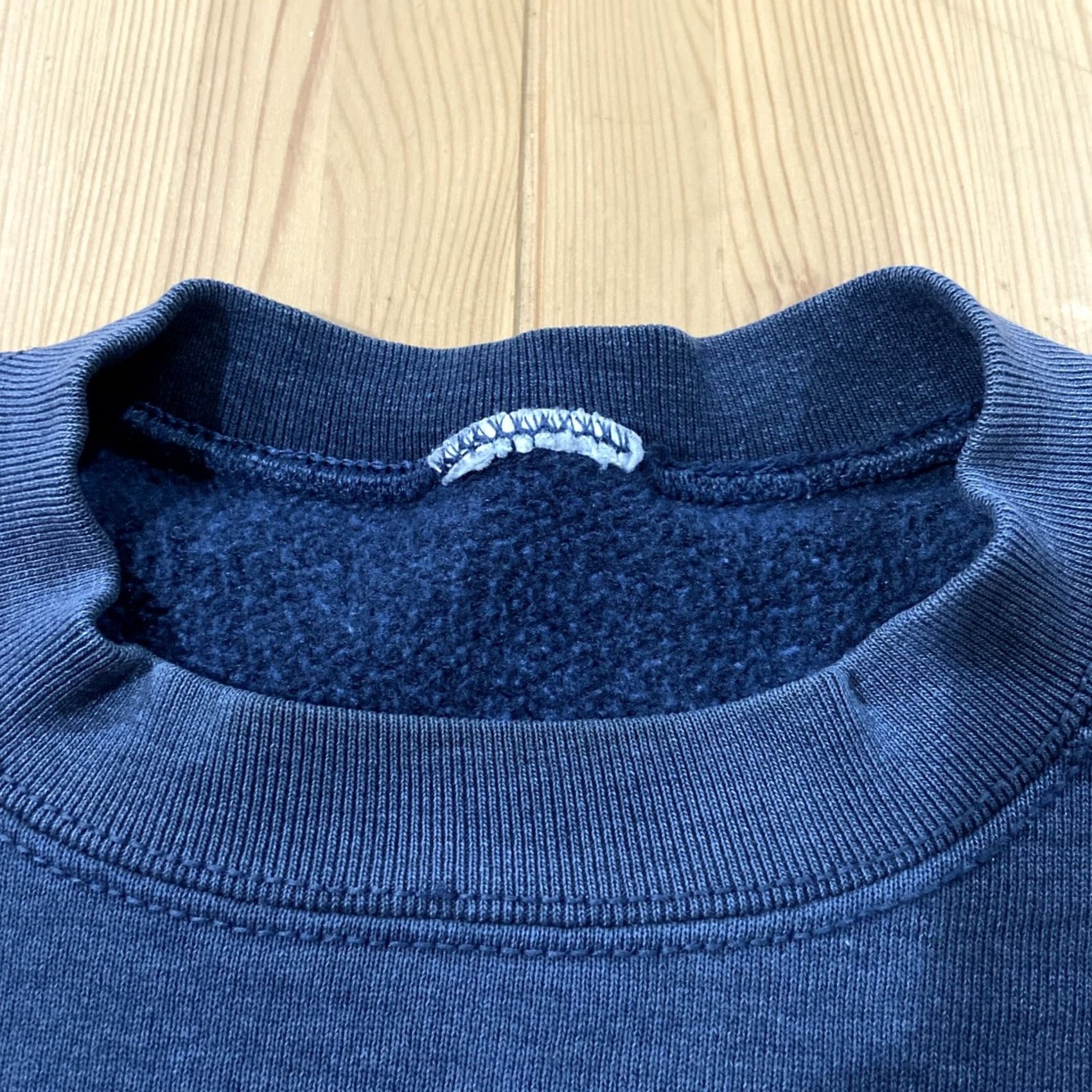 Hanes VINTAGE Hanes Sweatshirt Crew Neck Sweater XL Men Blue 90s Pullover Size US XL / EU 56 / 4 - 2 Thumbnail