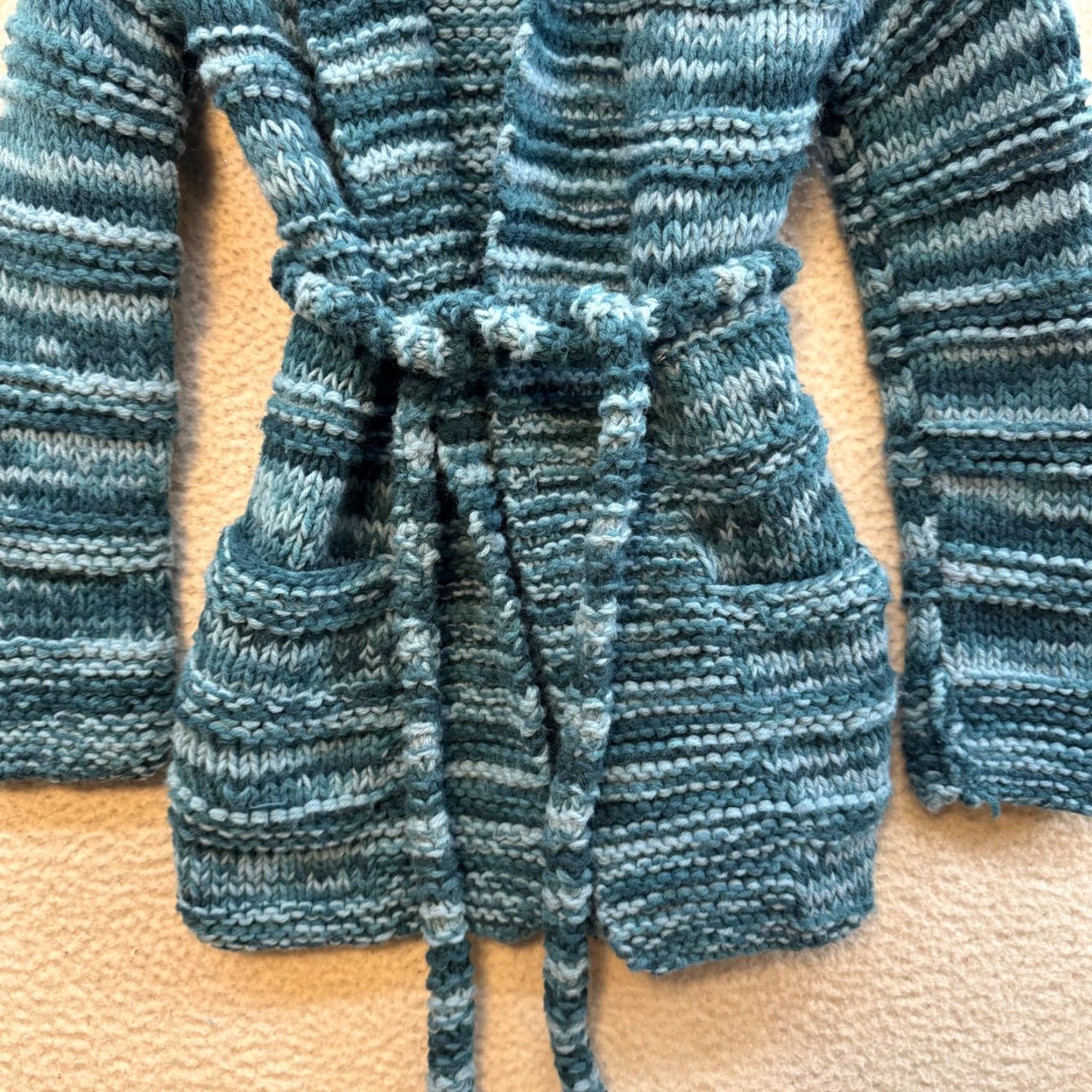 Vintage VINTAGE Y2K Boho Chunky Crochet Knit Cardigan Sweater S Boho Fairy Grunge Womens Size S / US 4 / IT 40 - 5 Thumbnail