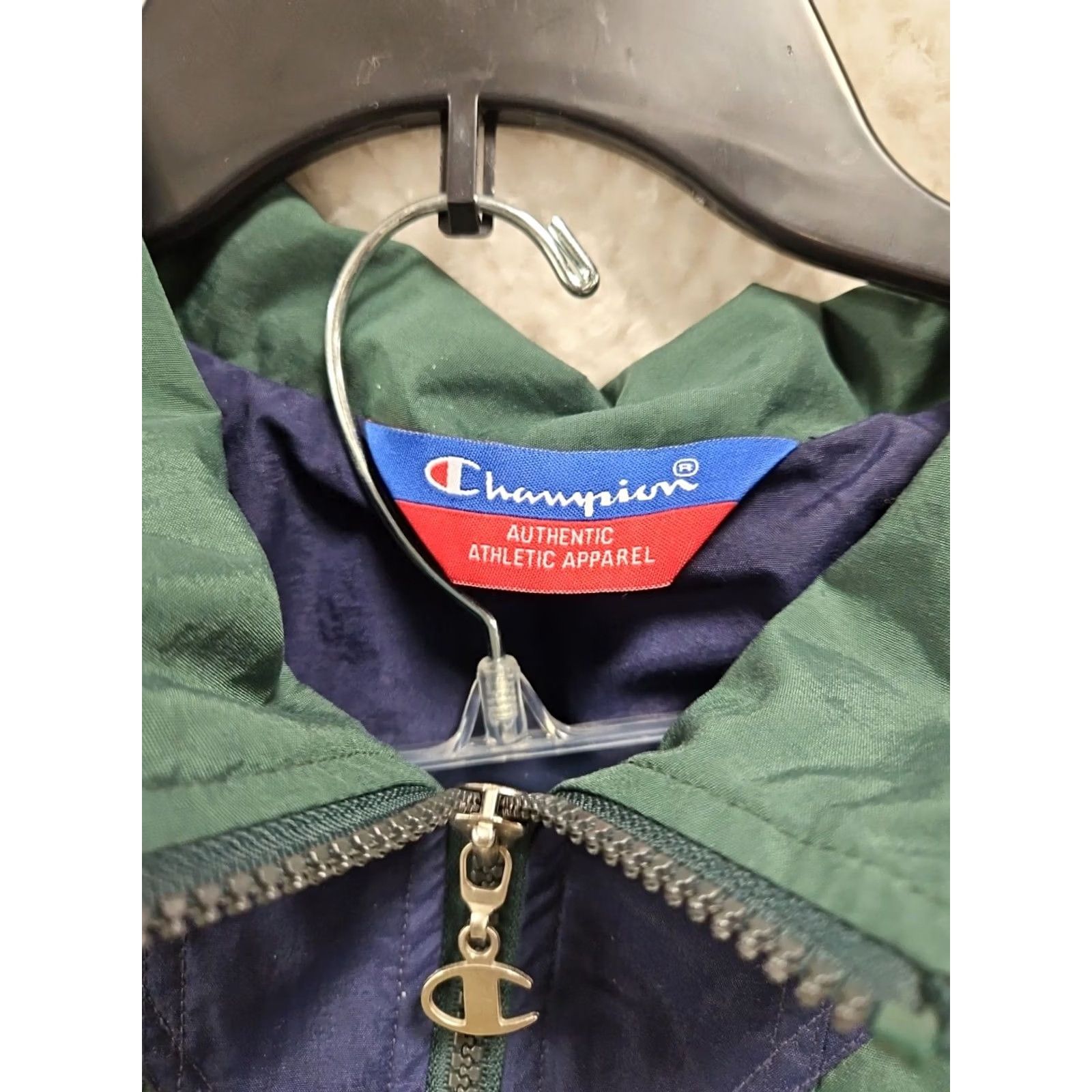 Champion VINTAGE Champion Baylor University Tracksuit Mens M Green Windbreaker Set Y2K Size US 31 - 4 Thumbnail