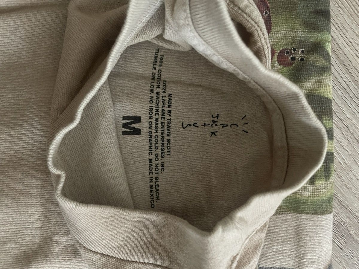 Travis Scott Bazaar Souvenir Tee Brown in Beige, Men's (Size M) — image 4 of 5