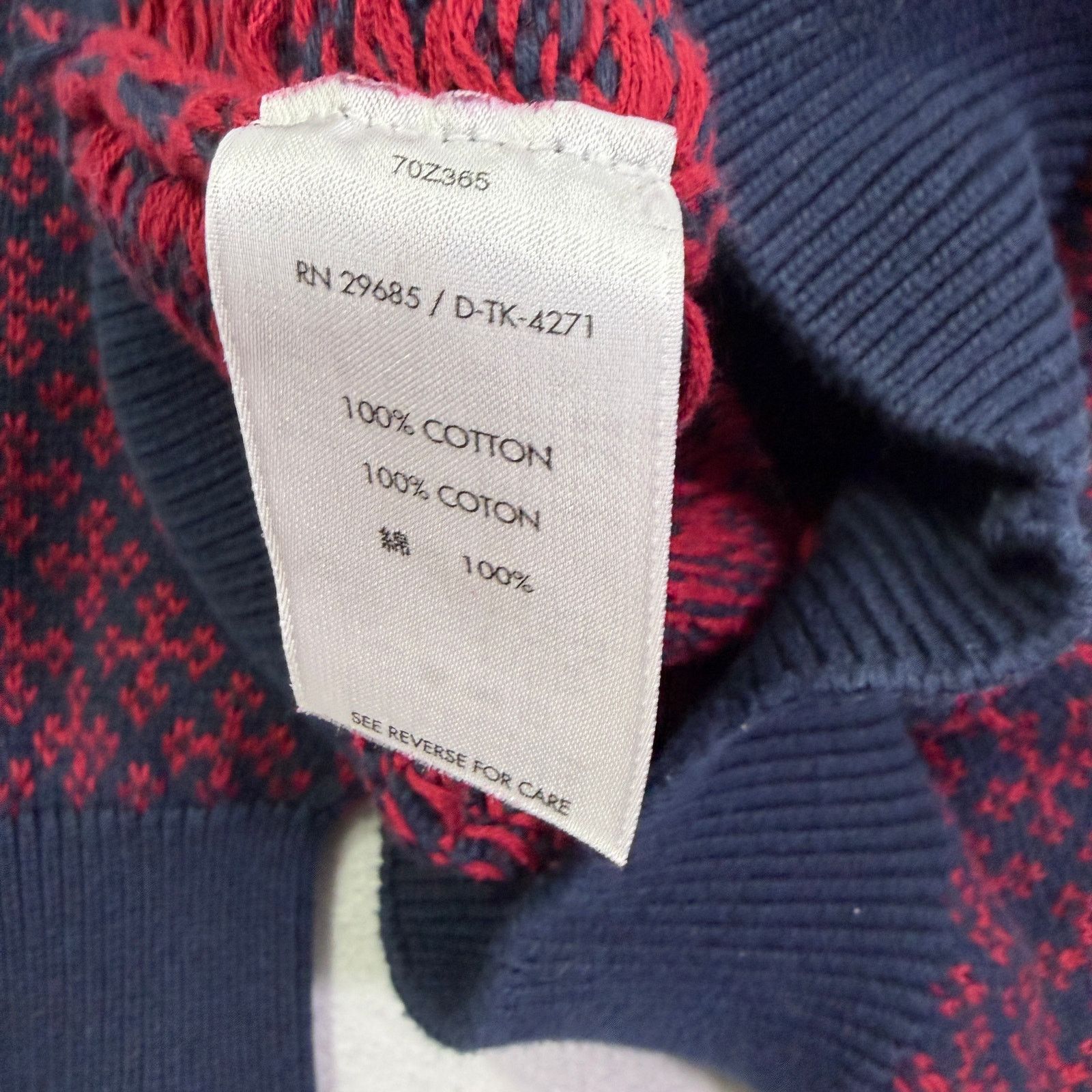 Pendleton Pendleton Collared Sweater Men's Medium Red Blue Geometric Size US M / EU 48-50 / 2 - 5 Thumbnail