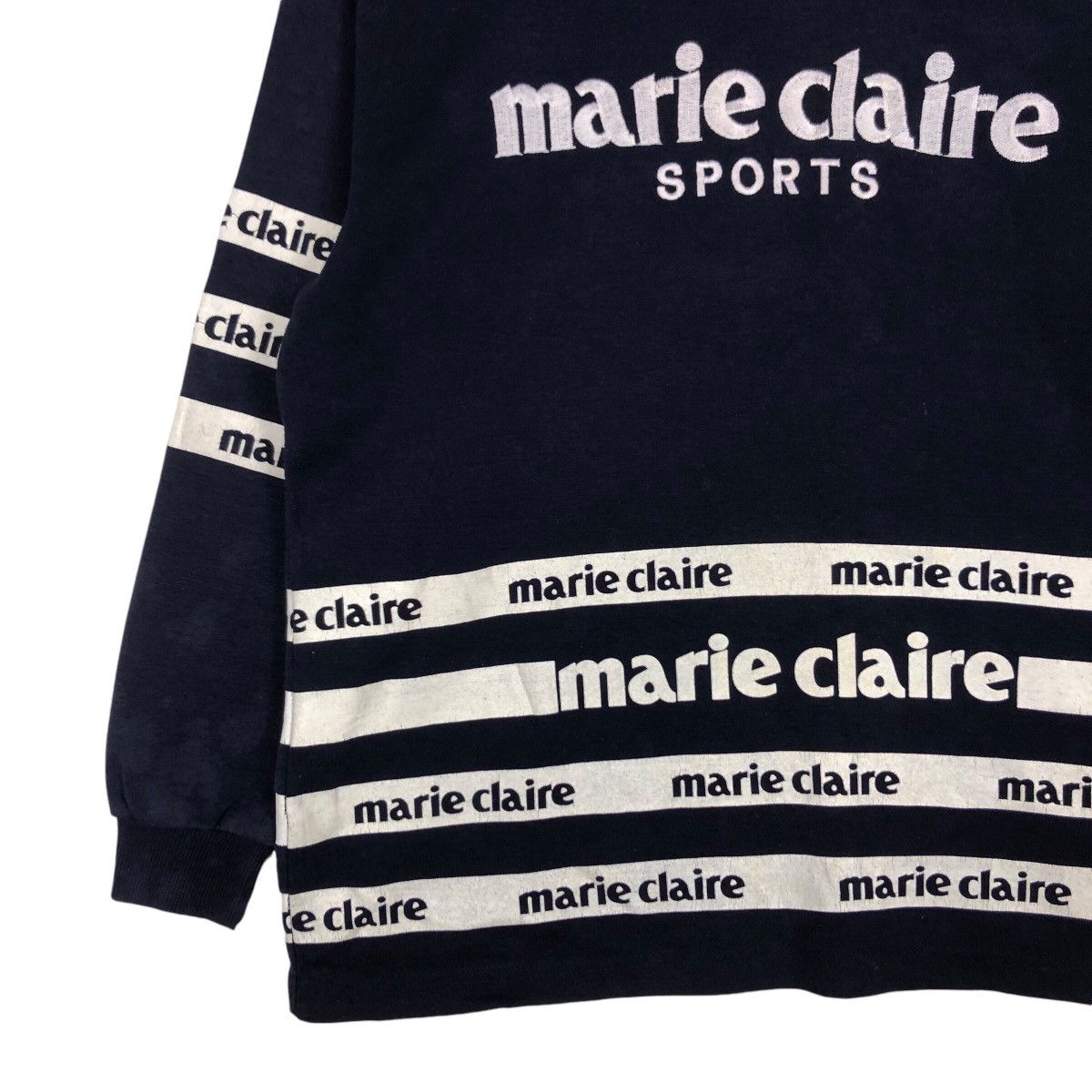 Japanese Brand × Vintage Vintage Marie Claire Sweatshirt Full Print Rare 90s Size US M / EU 48-50 / 2 - 3 Thumbnail