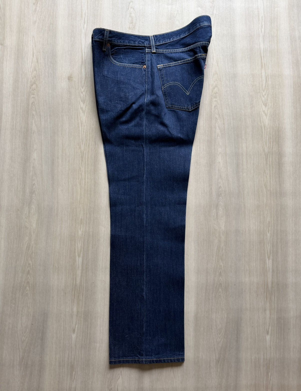 Levi's Vintage Levis Y2K 05 501 Dark Starched Crease Raw Sz 36x32 Size US 36 / EU 52 - 6 Thumbnail