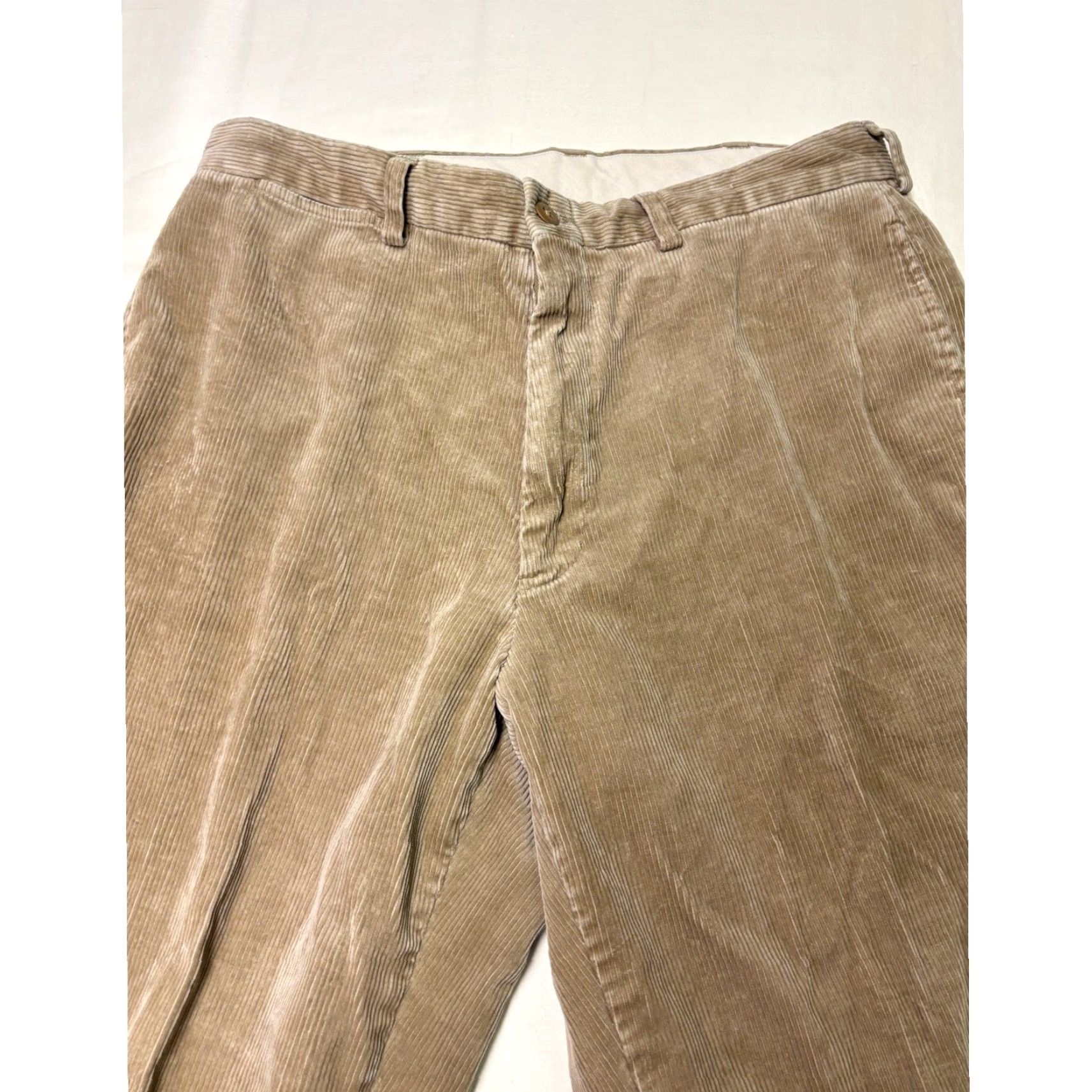 Polo Ralph Lauren VINTAGE Polo Sport Ralph Lauren Corduroy Pants Tan Straight Fit Mens 34x30 Beige Khakis Casual Vintage Mens Pants Size US S / EU 44-46 / 1 - 2 Thumbnail