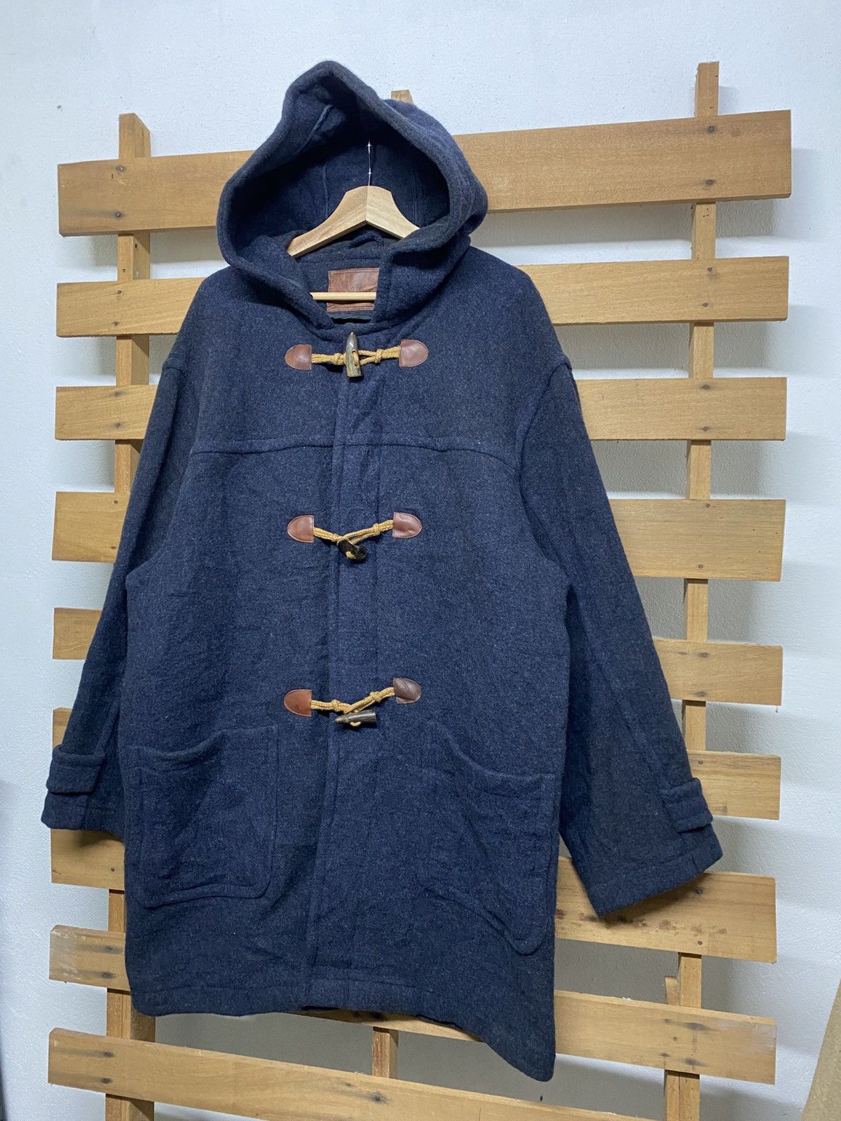 Ermenegildo Zegna Ermenegildo Zegna Wool Duffel Coat Jacket Size US L / EU 52-54 / 3 - 4 Thumbnail
