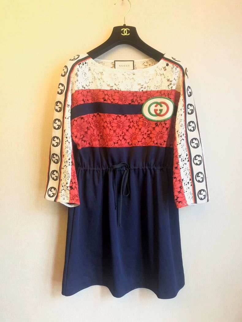 Gucci Gucci Striped Dress for Girls, Size XS - dmc Size XS / US 0-2 / IT 36-38 - 1 Thumbnail