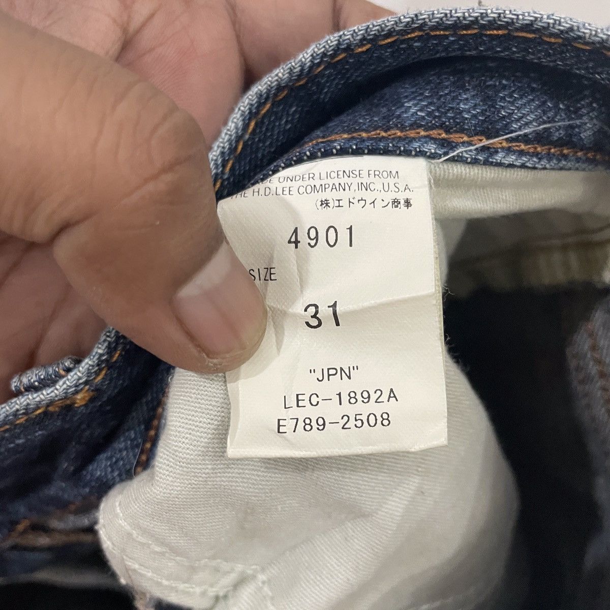 Lee Vintage Lee Distressed Denim Jeans Size US 31 - 6 Thumbnail
