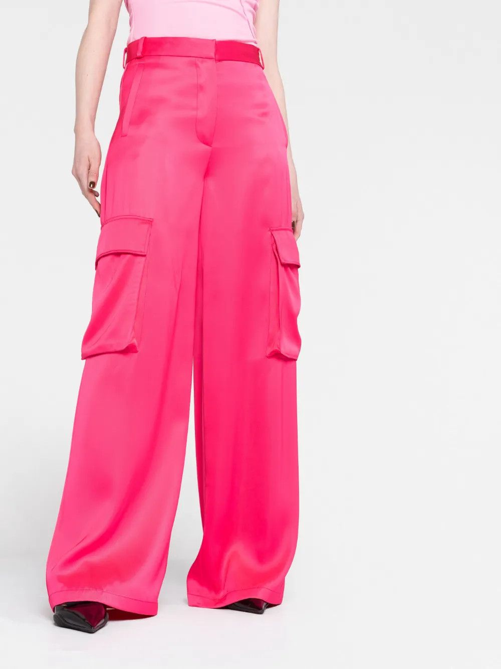 Versace o1y0226 Cargo Pant in Fuchsia Size 26" / US 2 / IT 38 - 5 Thumbnail