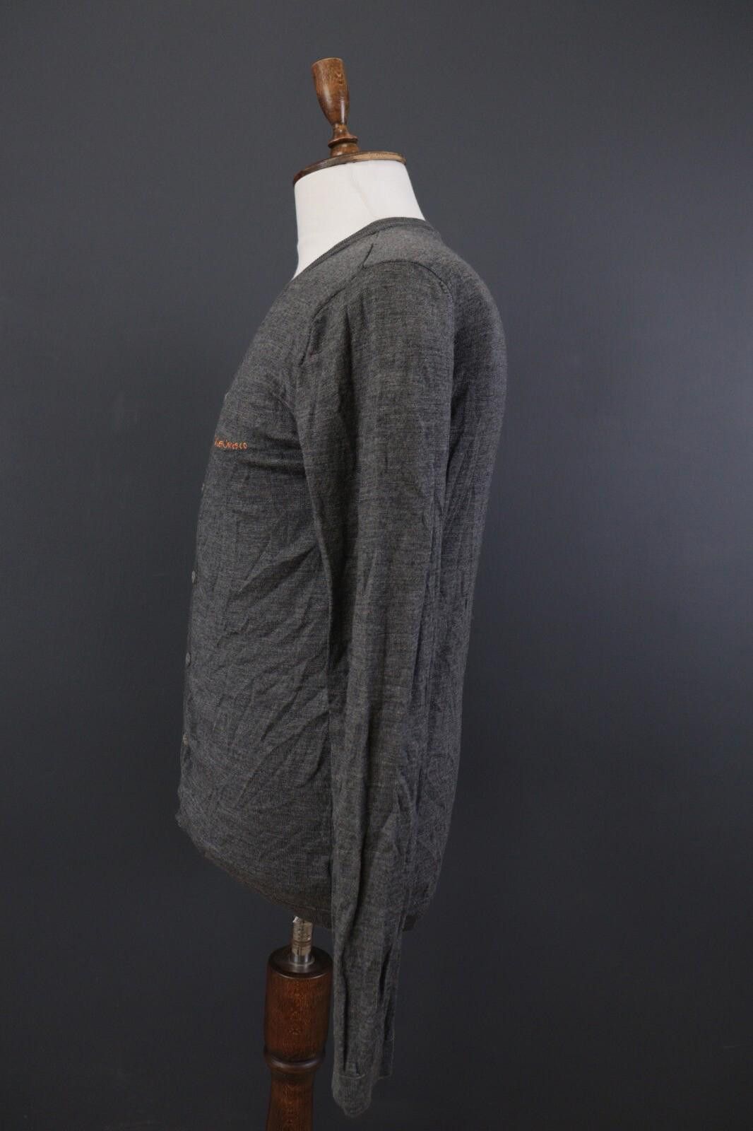 Nudie Jeans Nudie Jeans Co Gray V-Neck Cardigan Sweater Size L Size US L / EU 52-54 / 3 - 5 Thumbnail