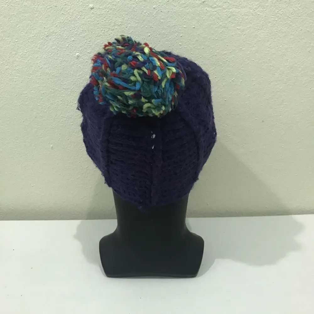 Japanese Brand East Blue Union Made Knit Beanie Hat Size ONE SIZE - 4 Thumbnail