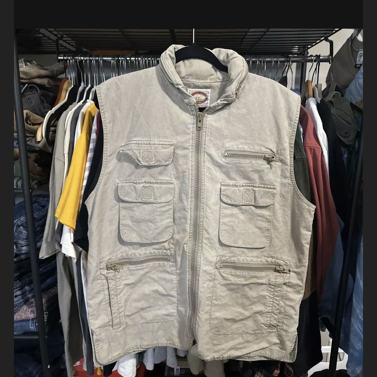 Banana Republic × Vintage Vintage Banana Republic Safari Vest Hooded Photographer Size US L / EU 52-54 / 3 - 1 Thumbnail